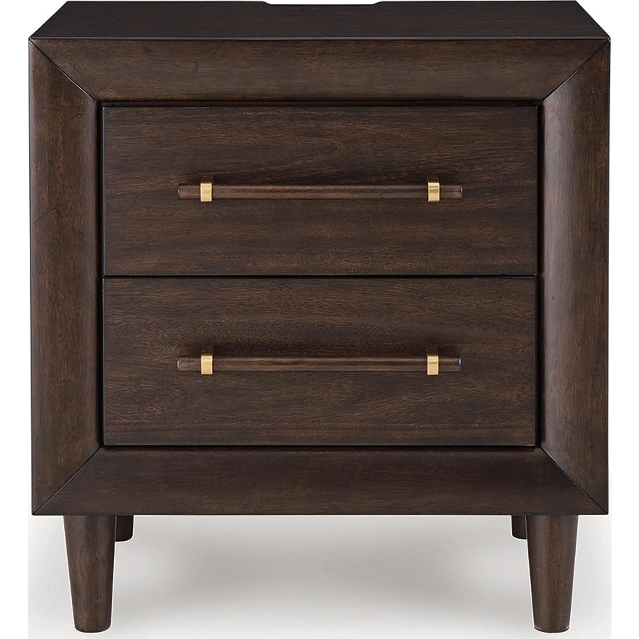Dantenton Nightstand - Merlot - Image 11
