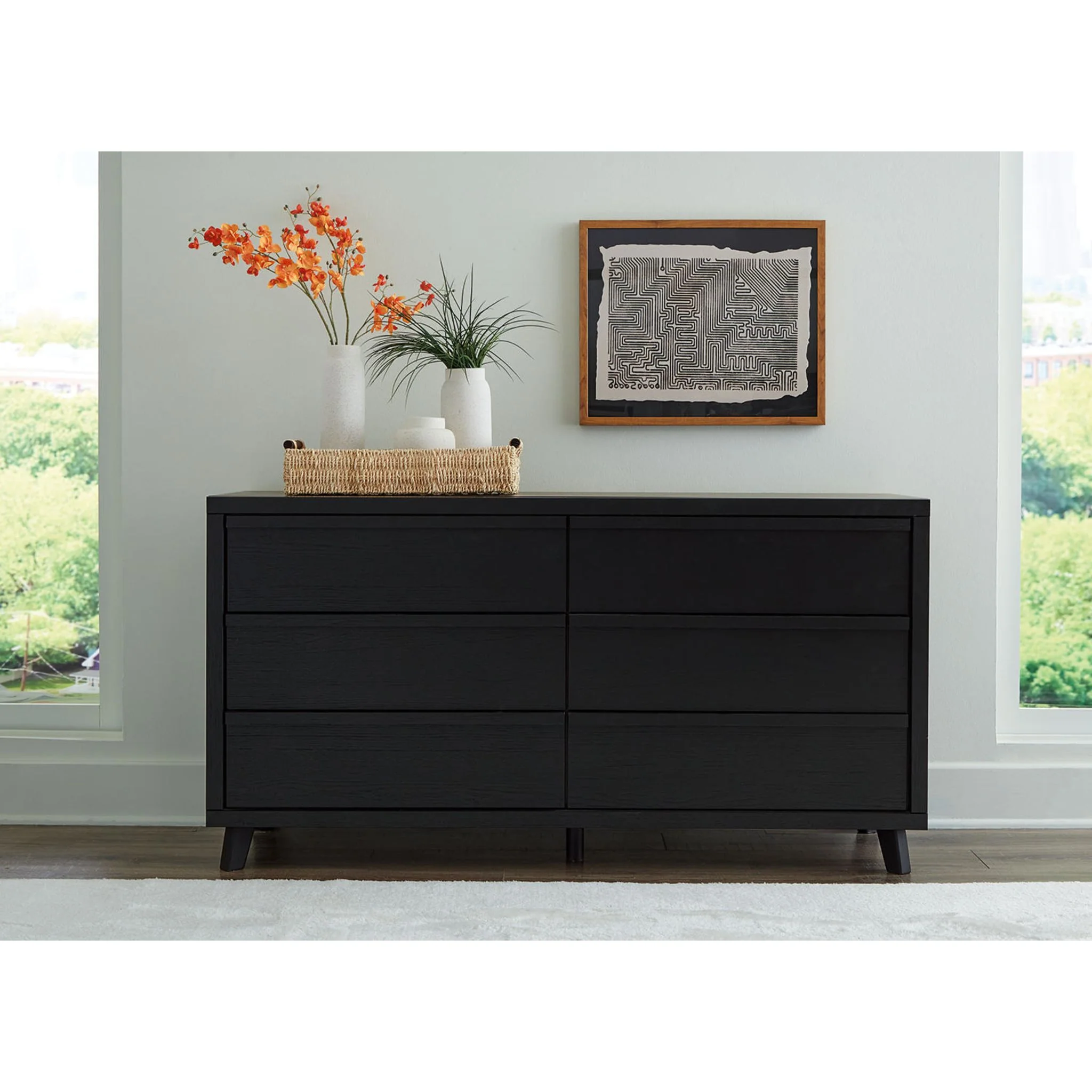 Danziar Dresser - Black - Image 2