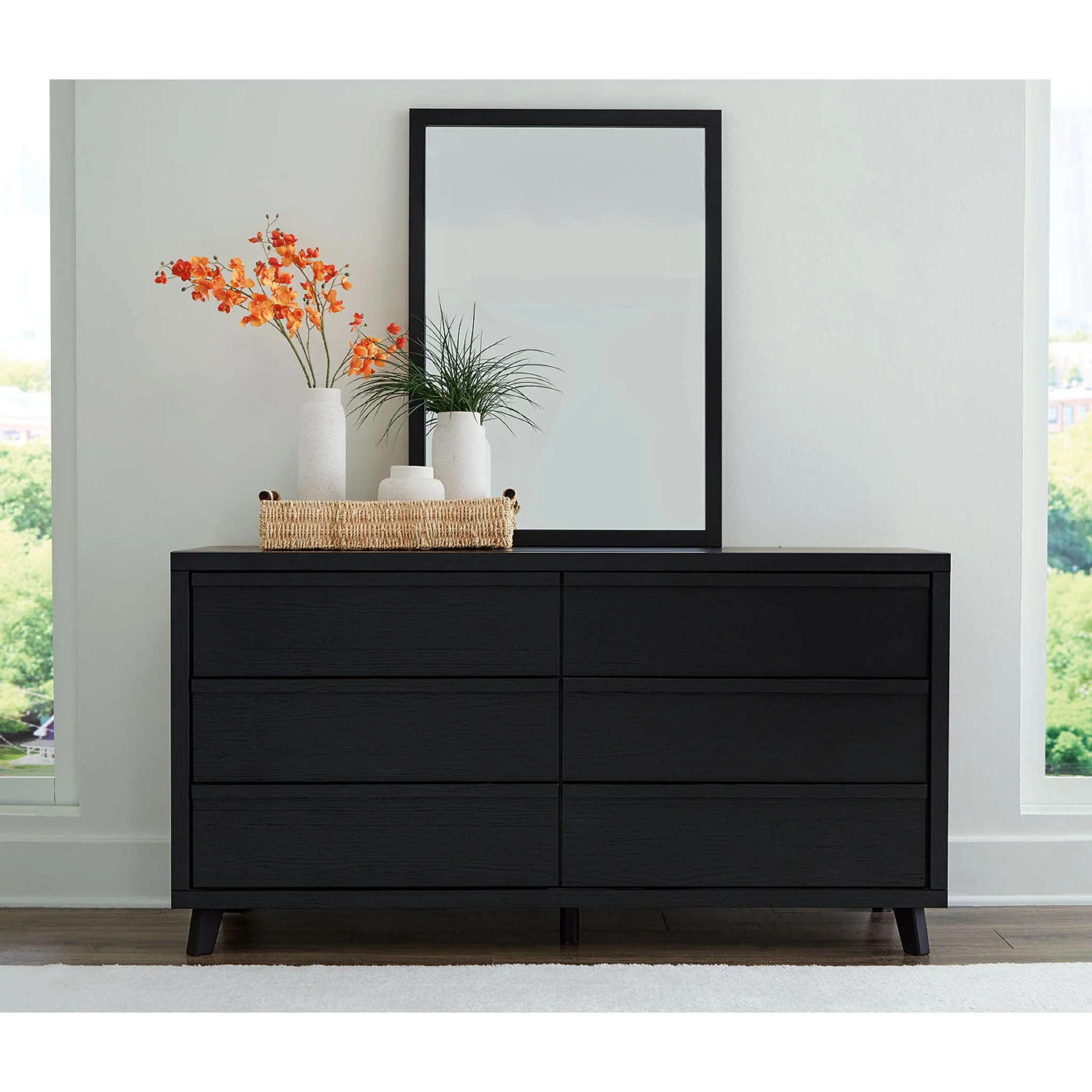 Danziar 6 Piece Platform Bedroom - Black - Image 15
