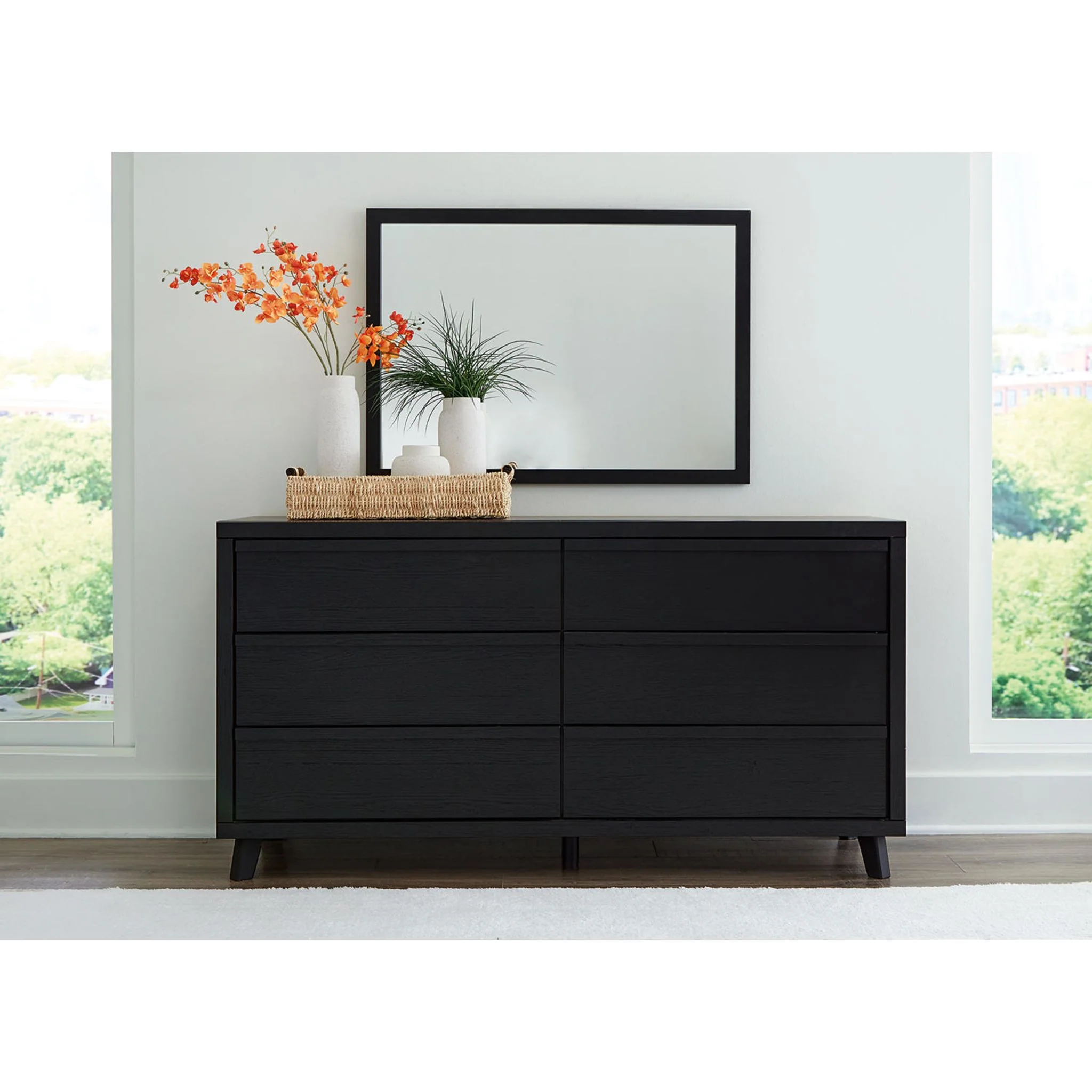 Danziar 6 Piece Platform Bedroom - Black - Image 14