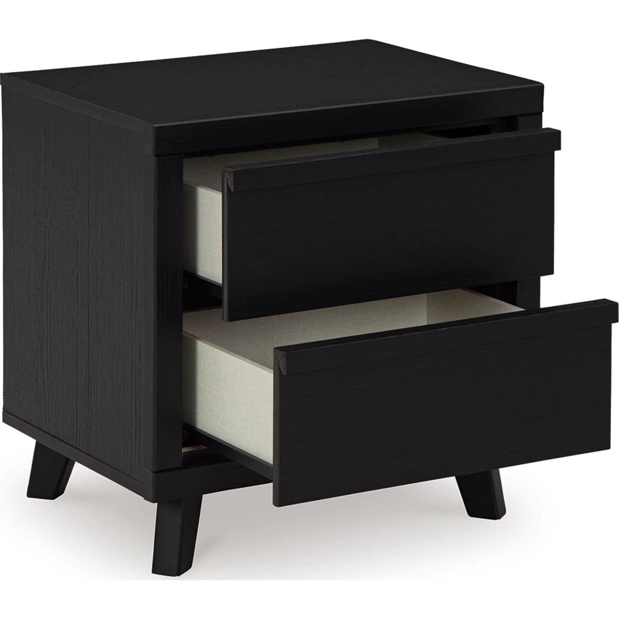 Danziar 6 Piece Slat Platform Bedroom - Black - Image 10