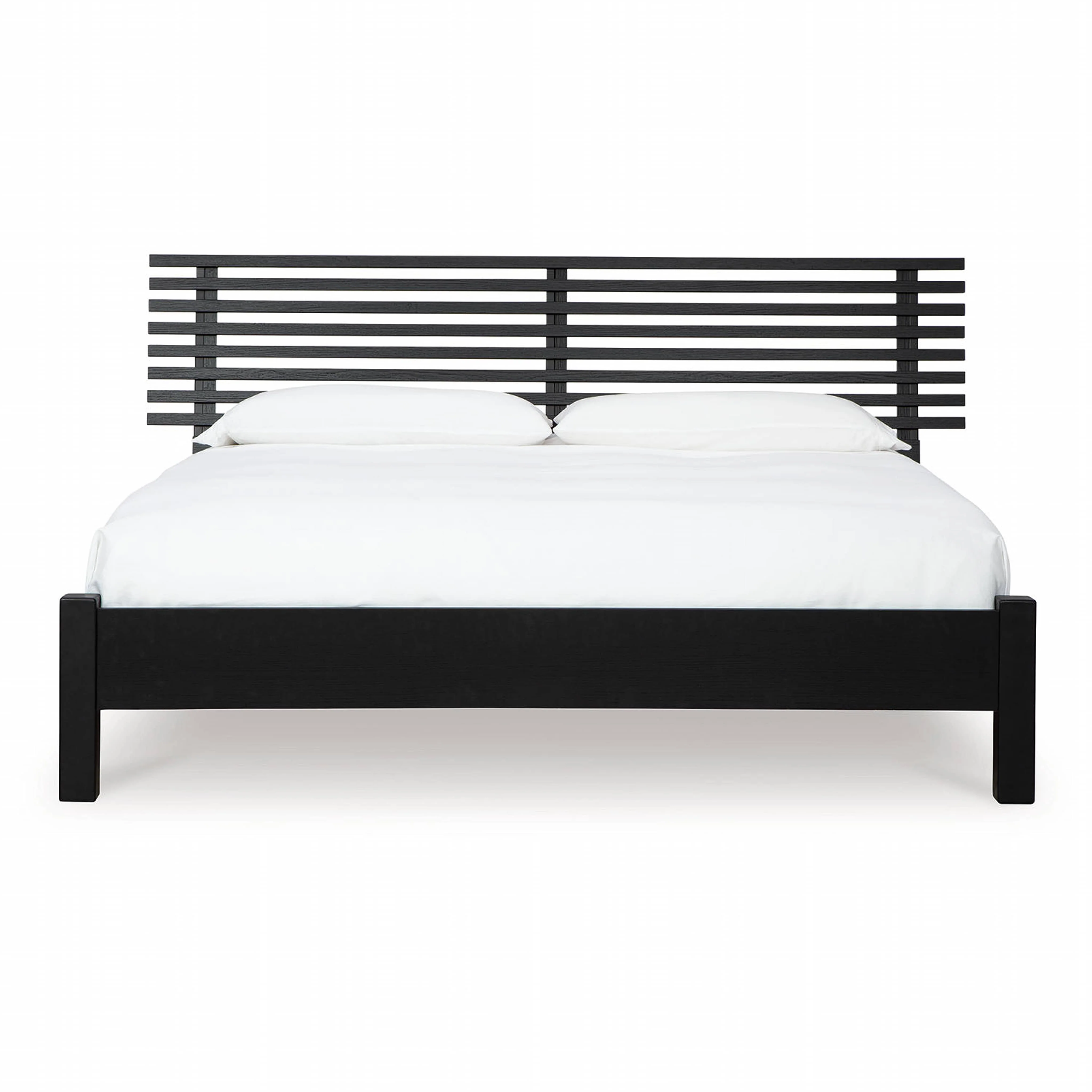 Danziar 6 Piece Slat Platform Bedroom - Black - Image 26