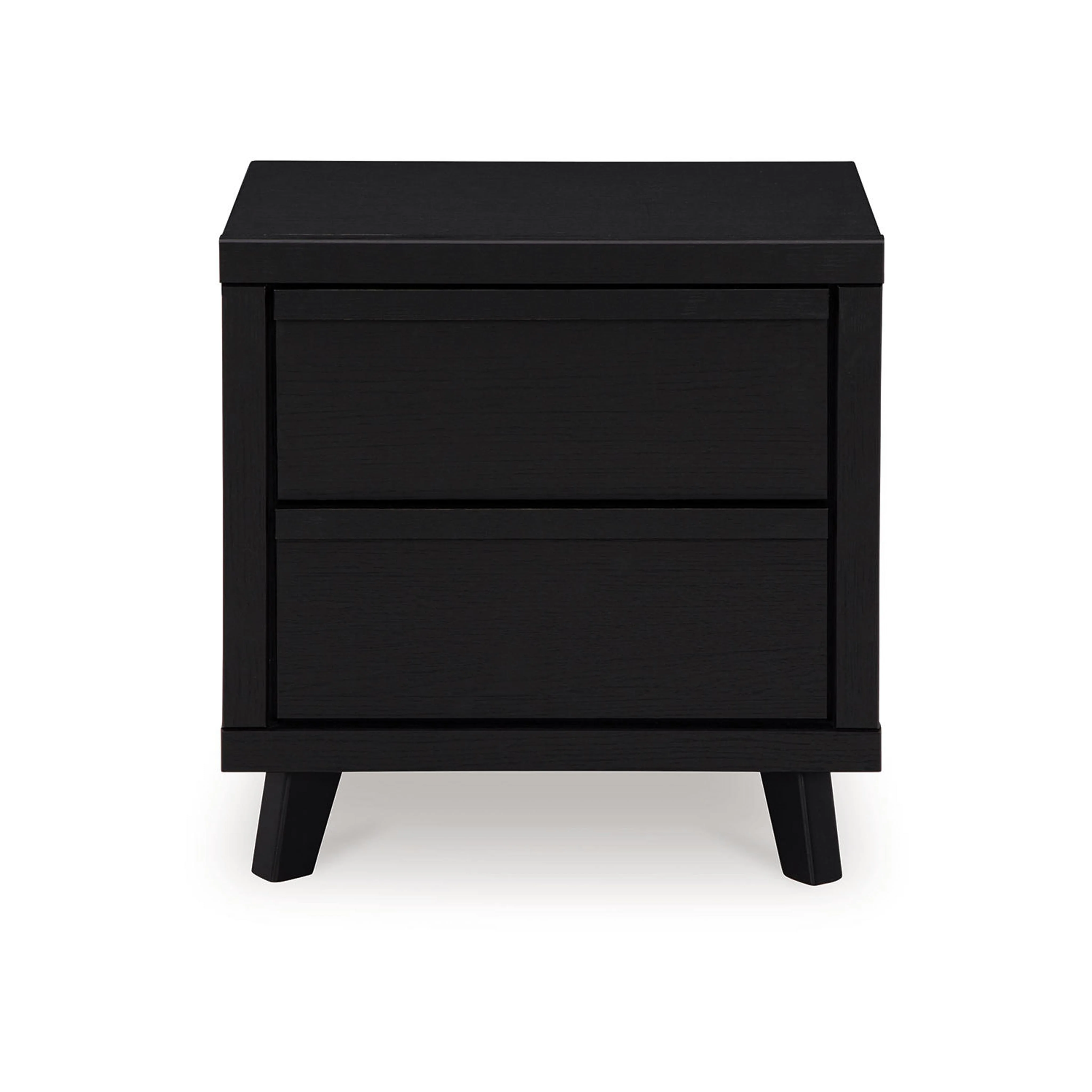Danziar 6 Piece Slat Platform Bedroom - Black - Image 36