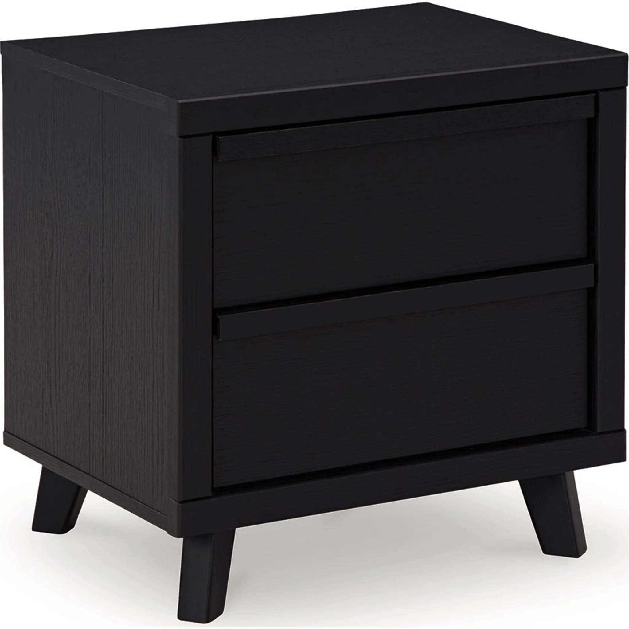 Danziar 6 Piece Slat Platform Bedroom - Black - Image 9