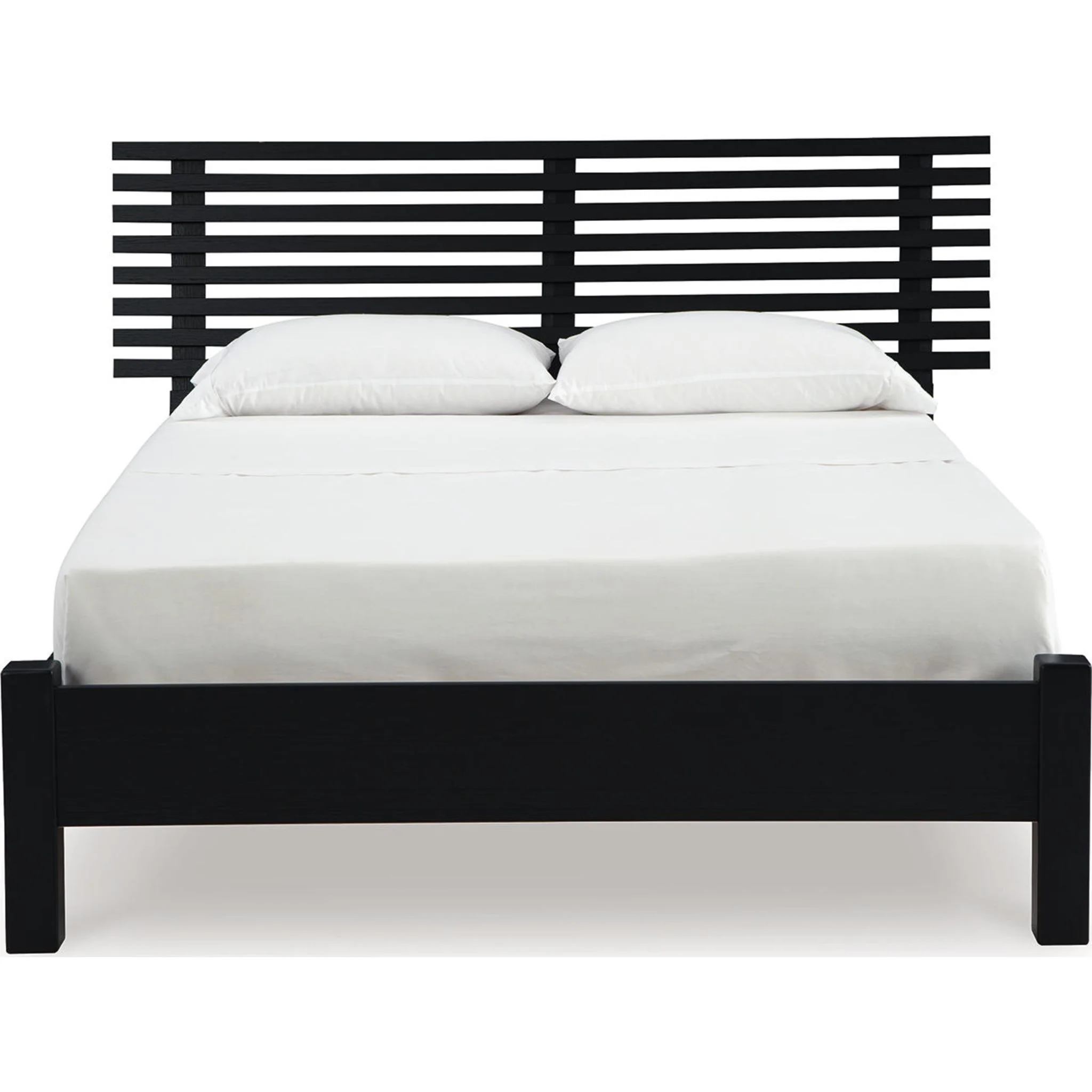 Danziar Full Slat Platform Bed - Black - Image 3