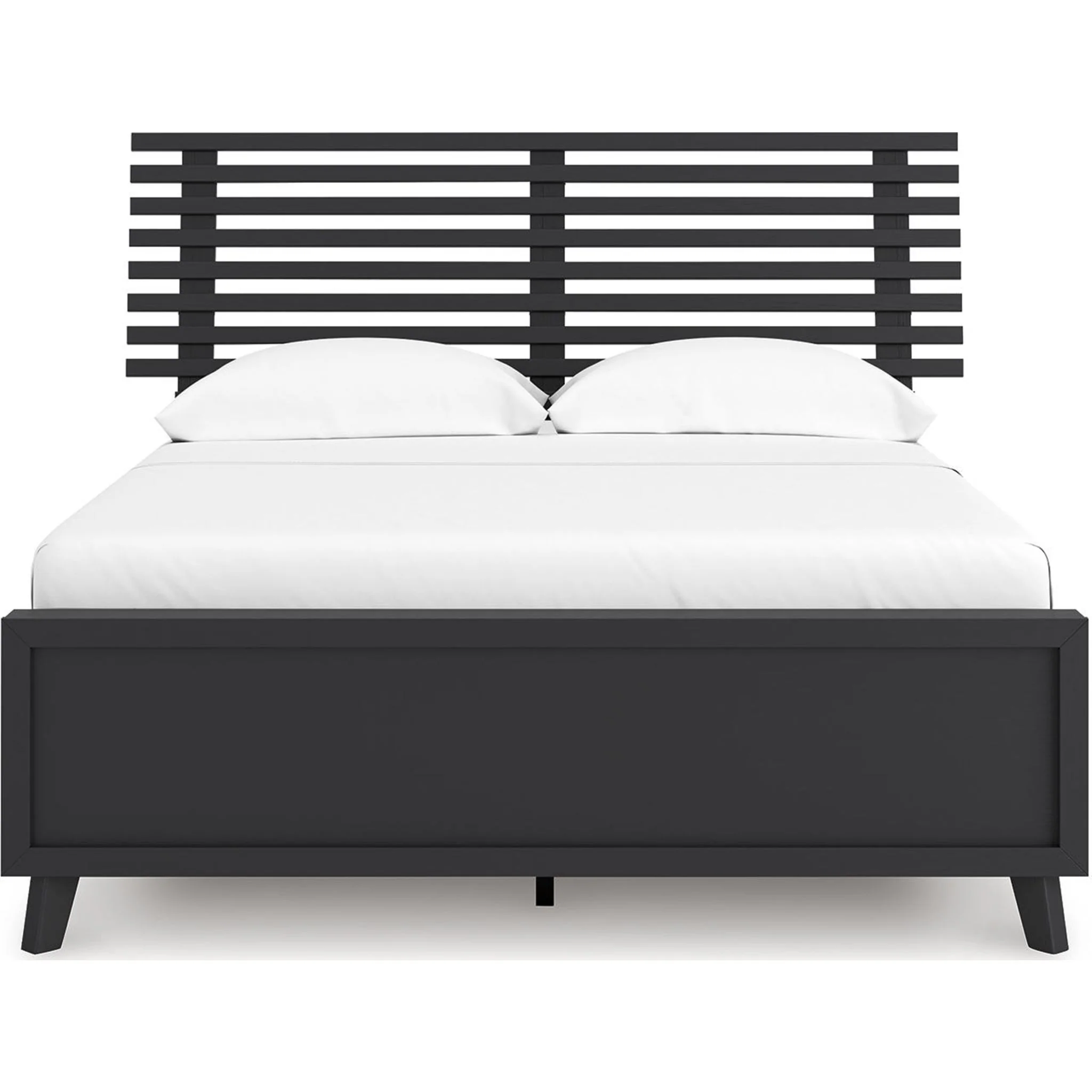 Danziar Full Slat Platform Bed - Black - Image 11