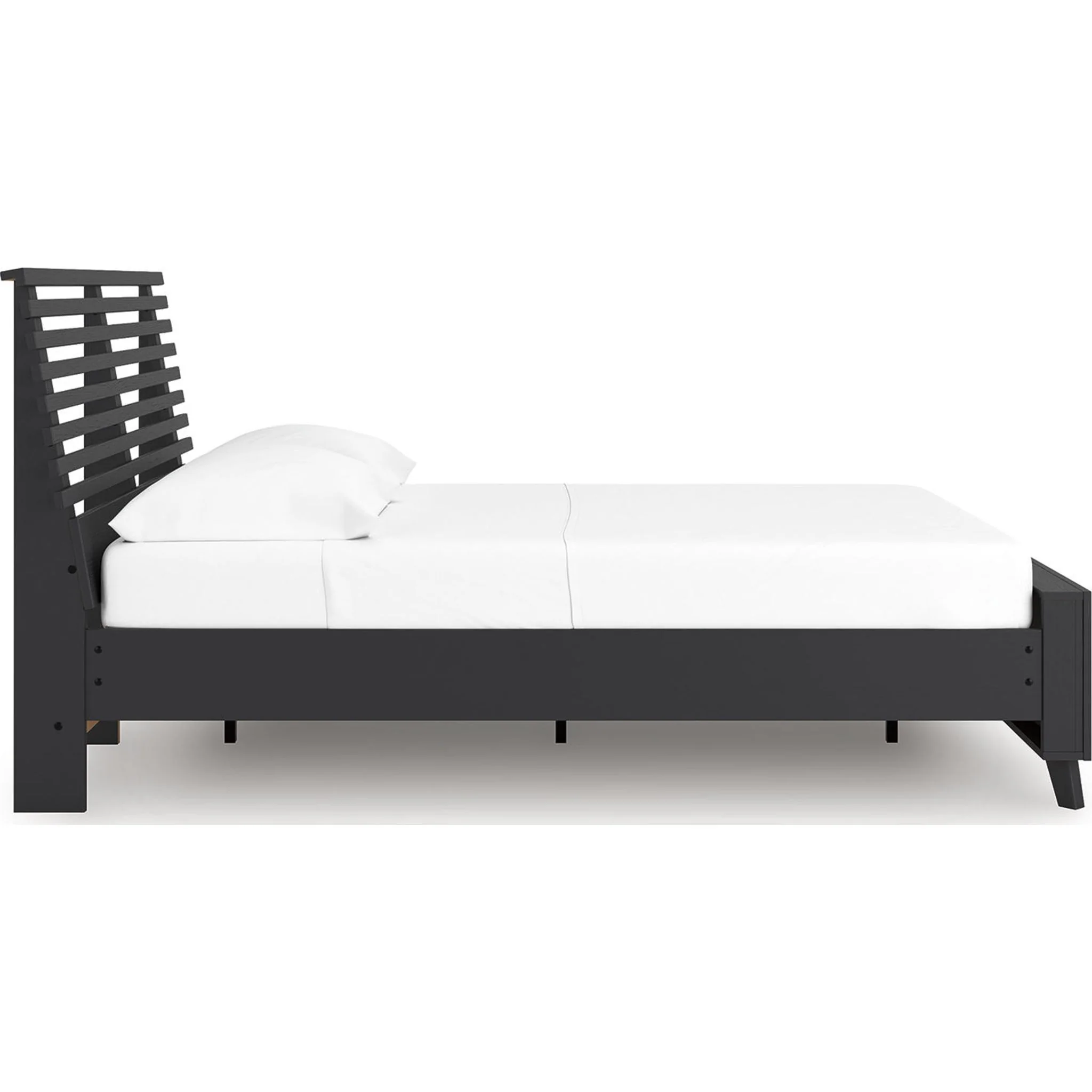 Danziar Full Slat Platform Bed - Black - Image 13