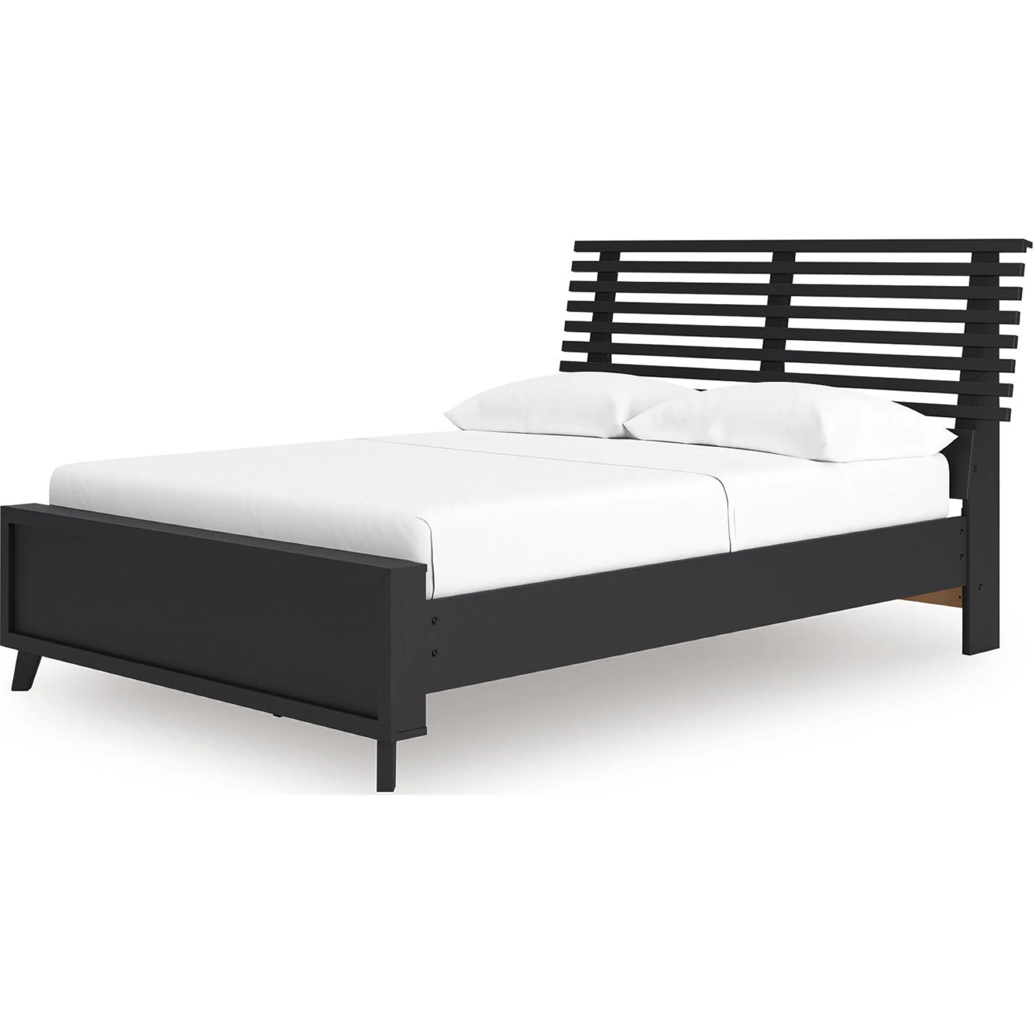 Danziar Full Slat Platform Bed - Black - Image 7