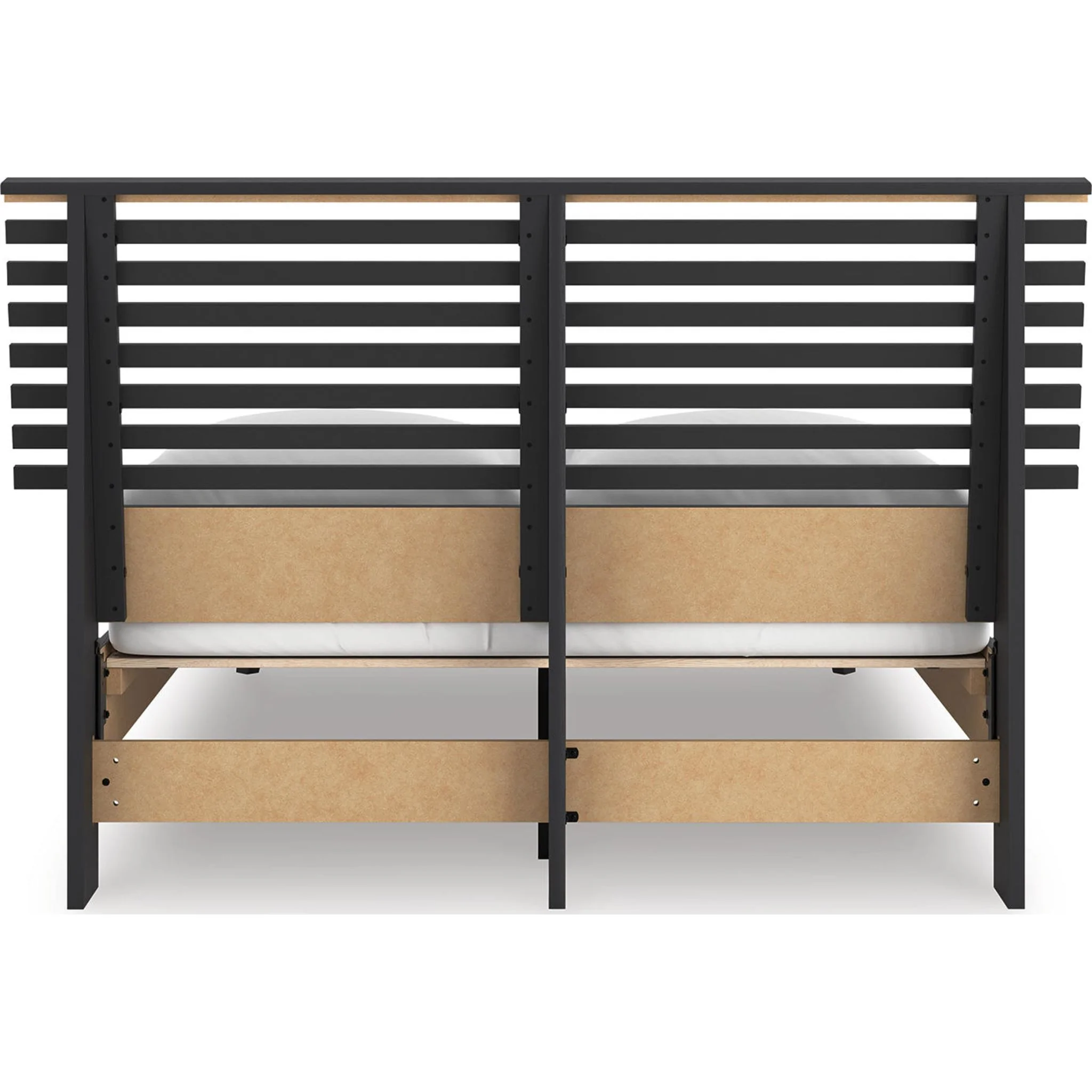Danziar Full Slat Platform Bed - Black - Image 9