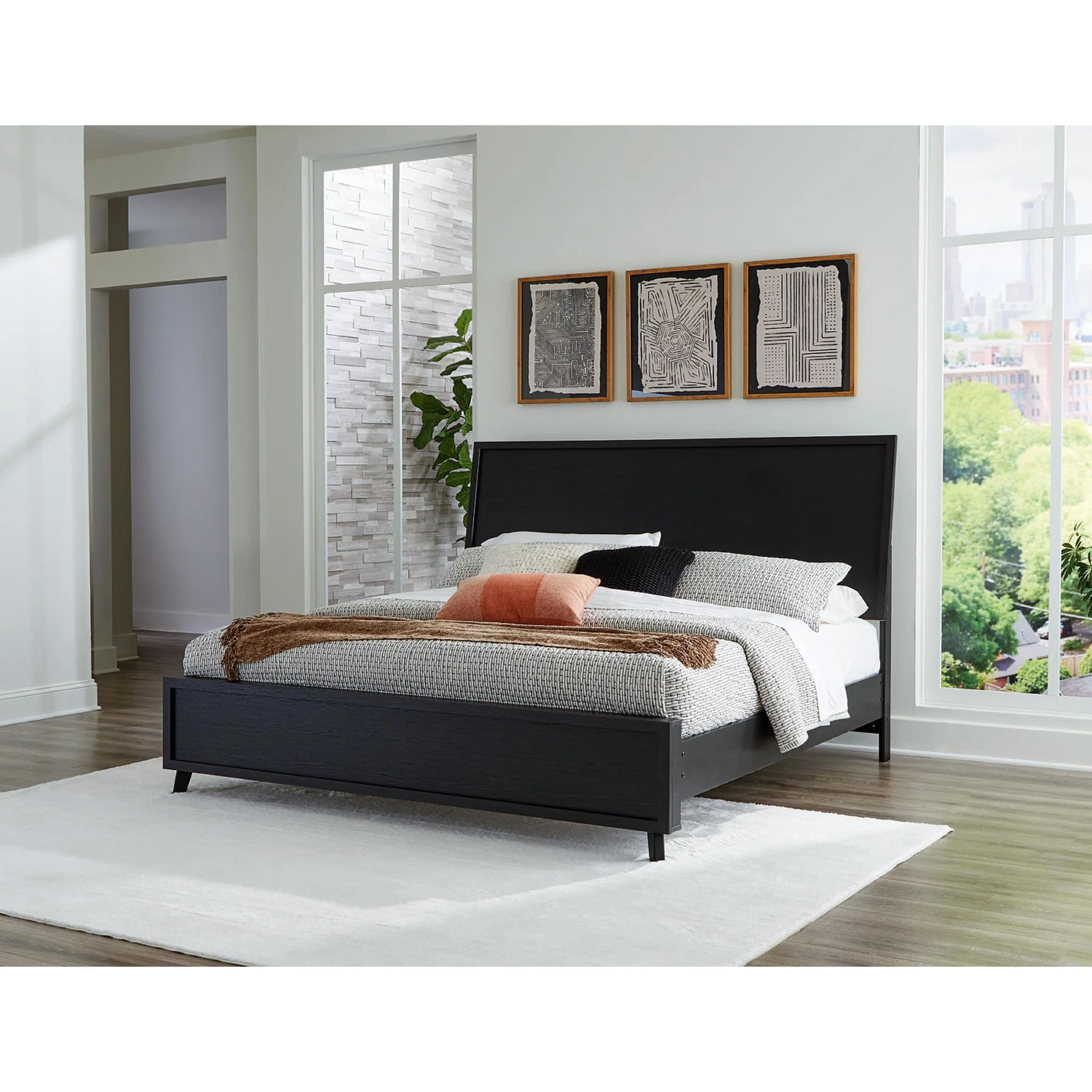 Danziar Platform Bed - Black - Image 16