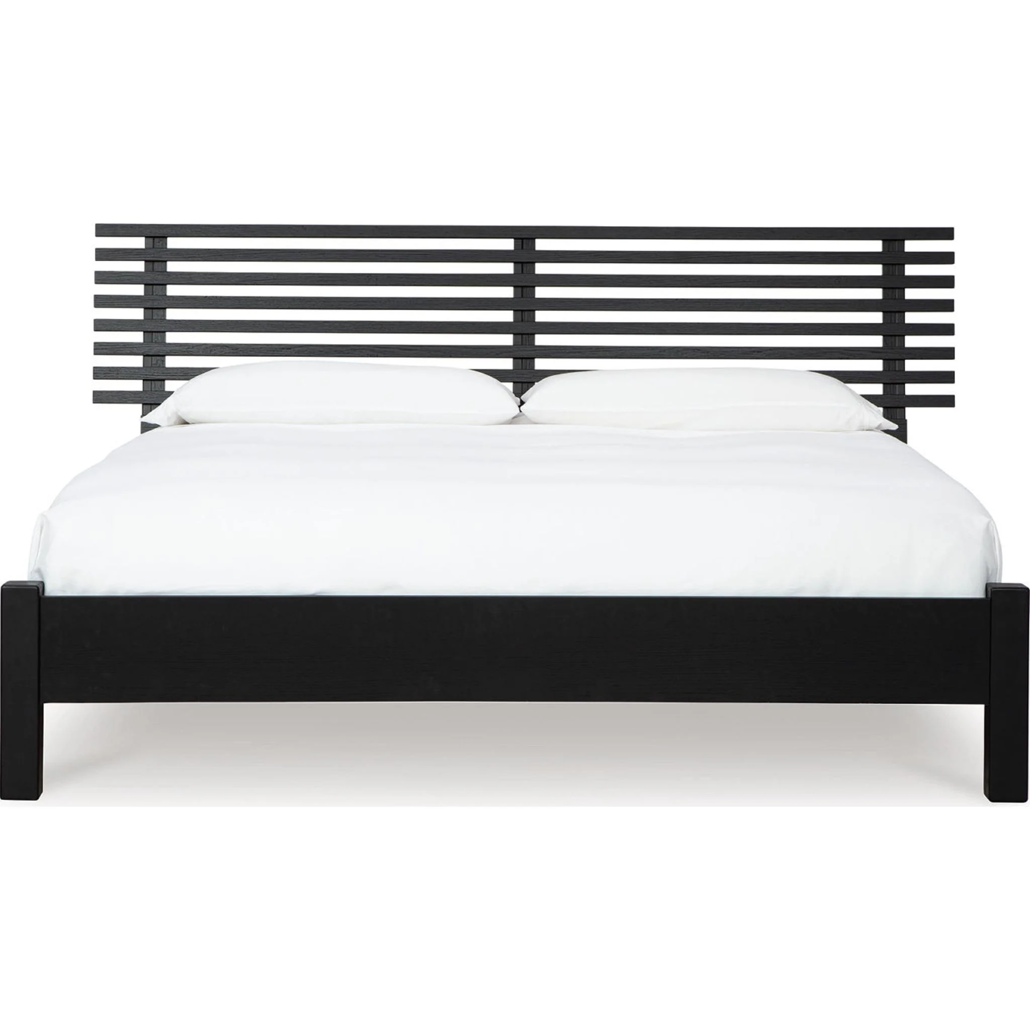 Danziar Slat Platform Bed - Black - Image 15