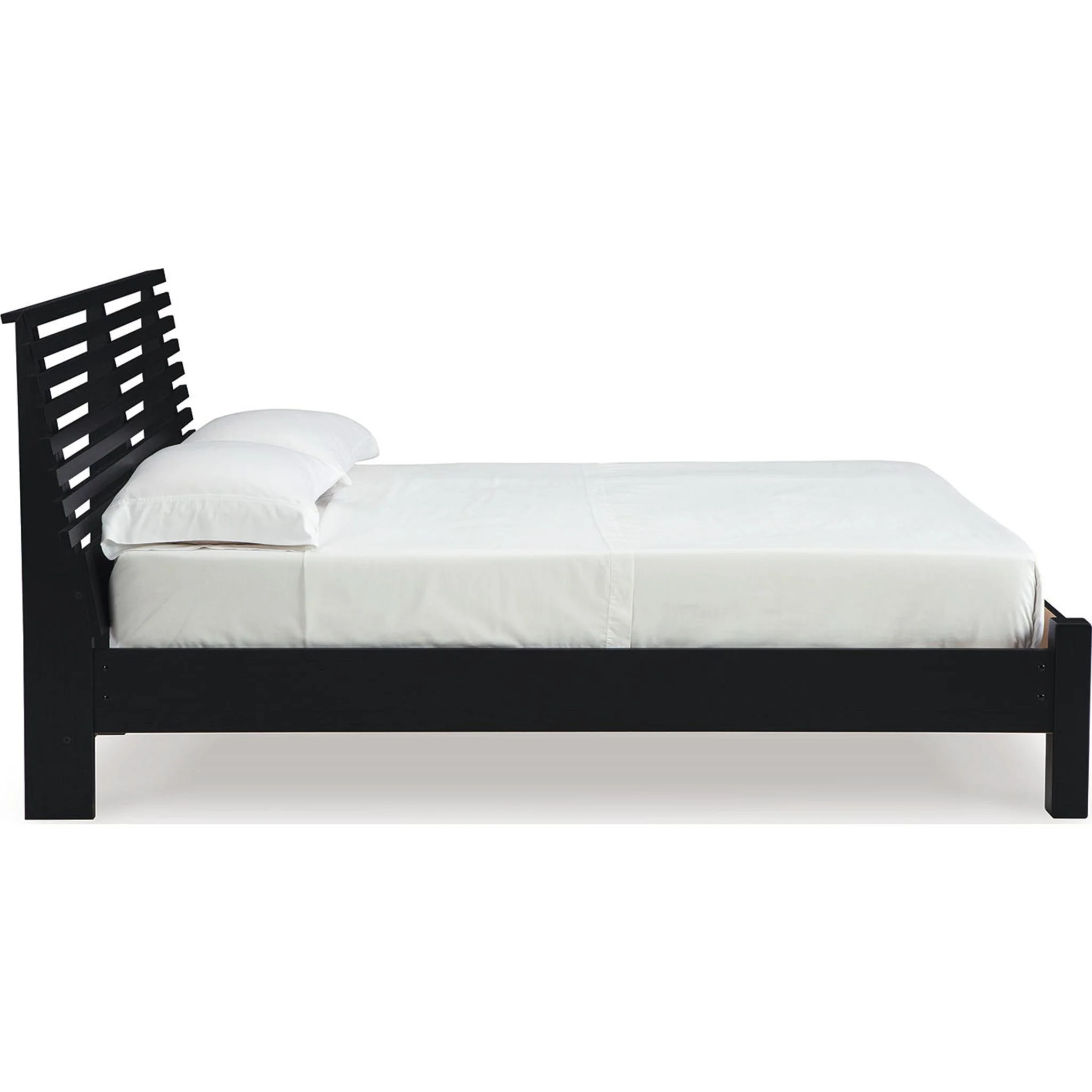 Danziar Slat Platform Bed - Black - Image 31