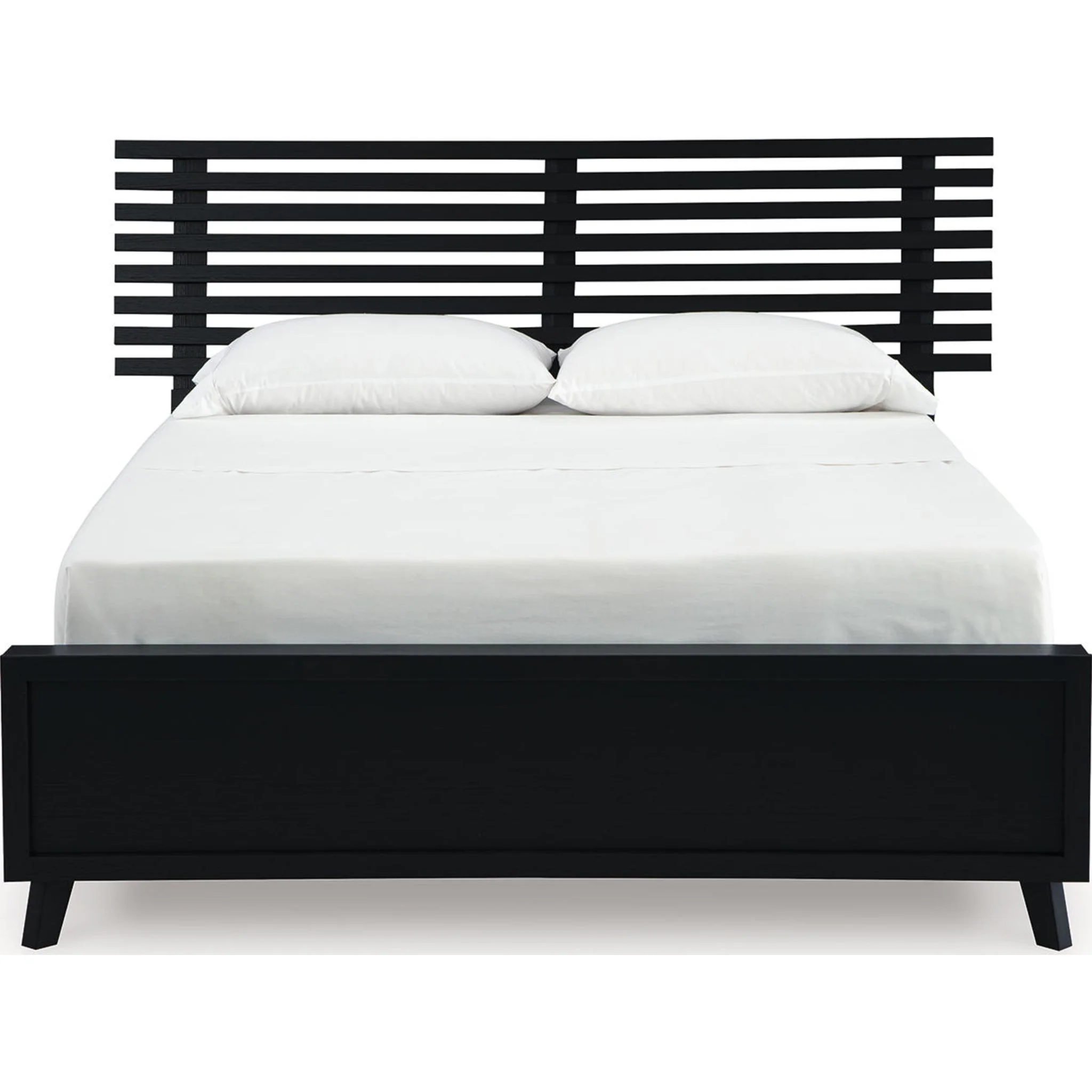 Danziar Slat Platform Bed - Black - Image 10