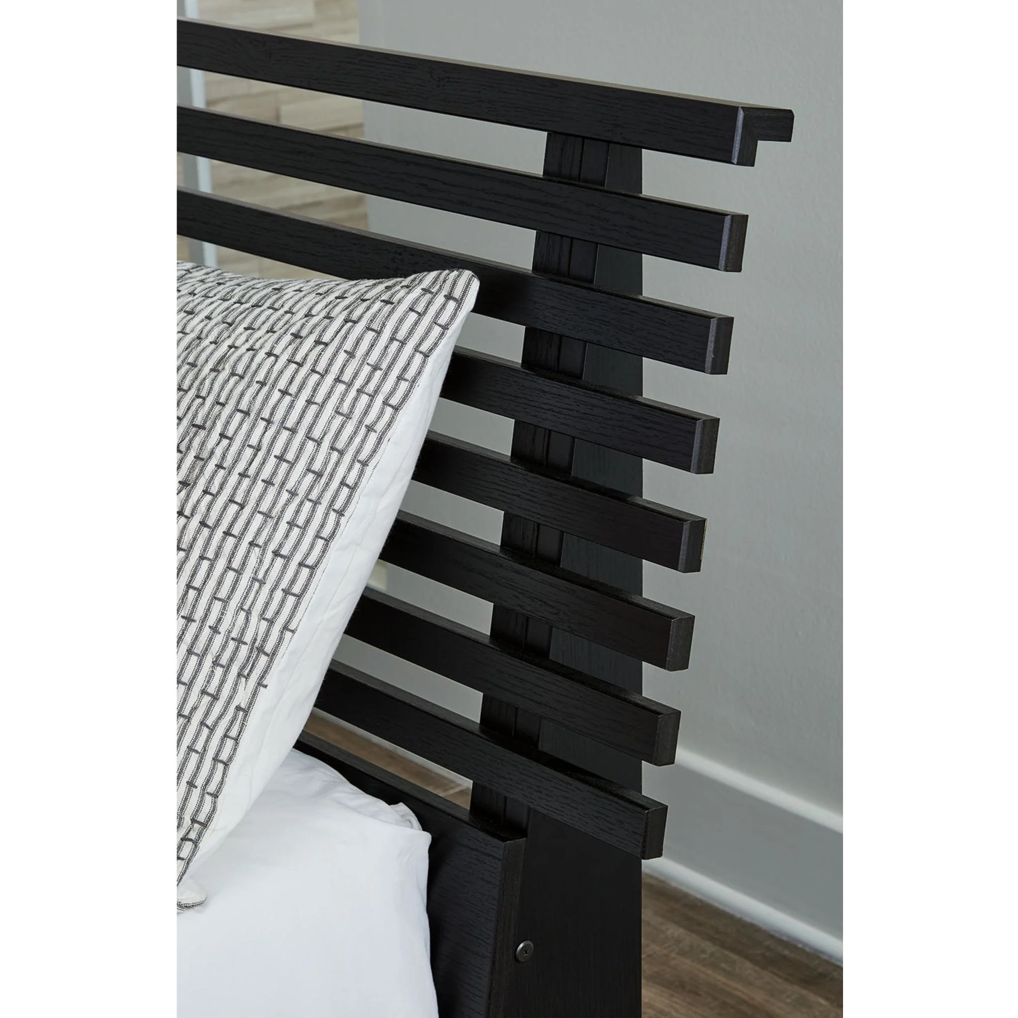 Danziar Slat Platform Bed - Black - Image 25