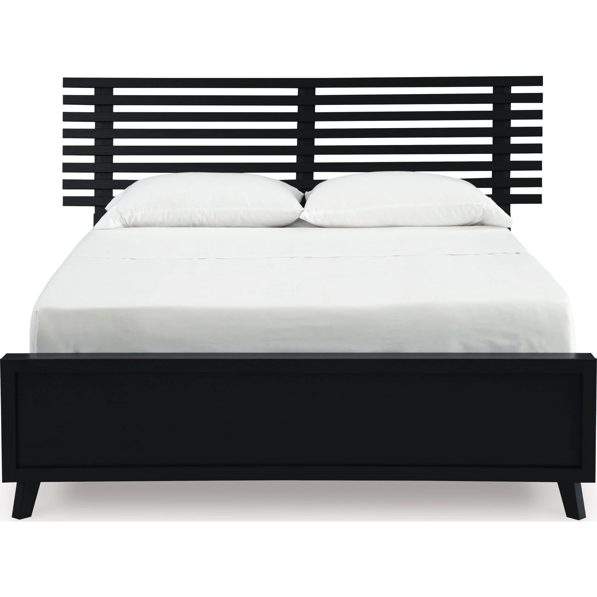 Danziar Slat Platform Bed - Black - Image 3