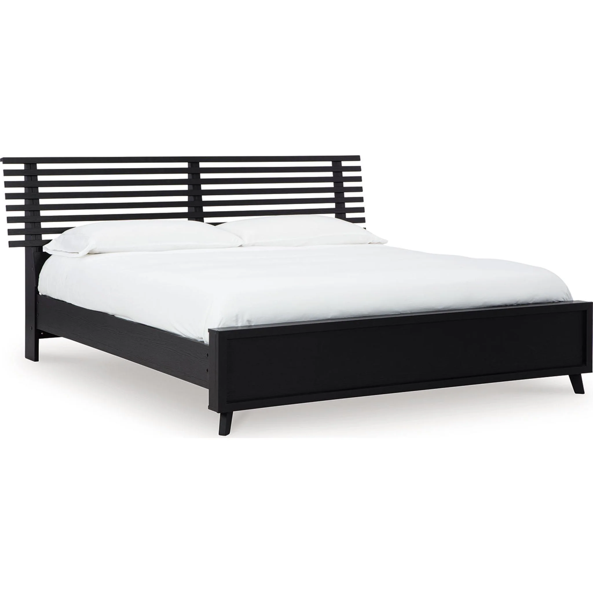 Danziar Slat Platform Bed - Black - Image 39