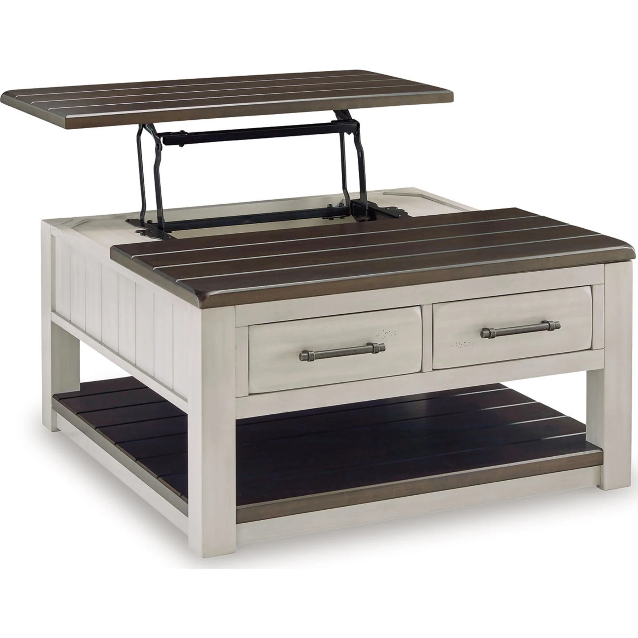 Darborn Coffee Table - Gray/Brown - Image 2