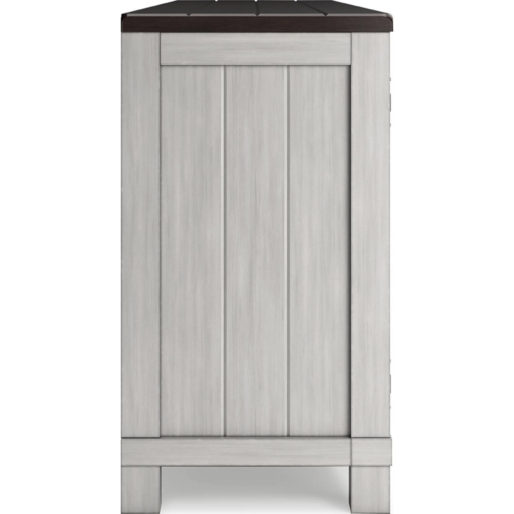 Darborn TV Stand with Fireplace - Gray/Brown - Image 3