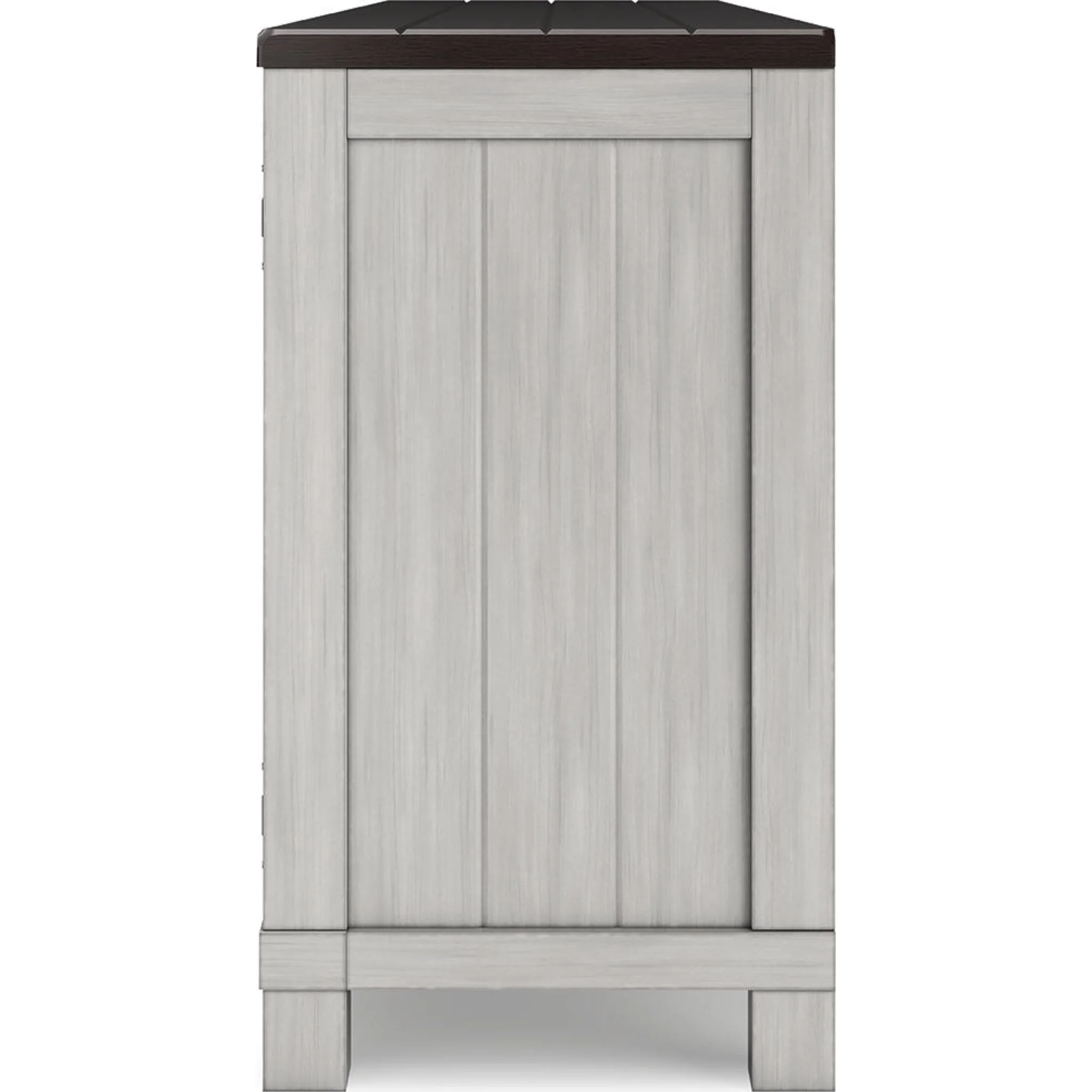 Darborn TV Stand with Fireplace - Gray/Brown - Image 7
