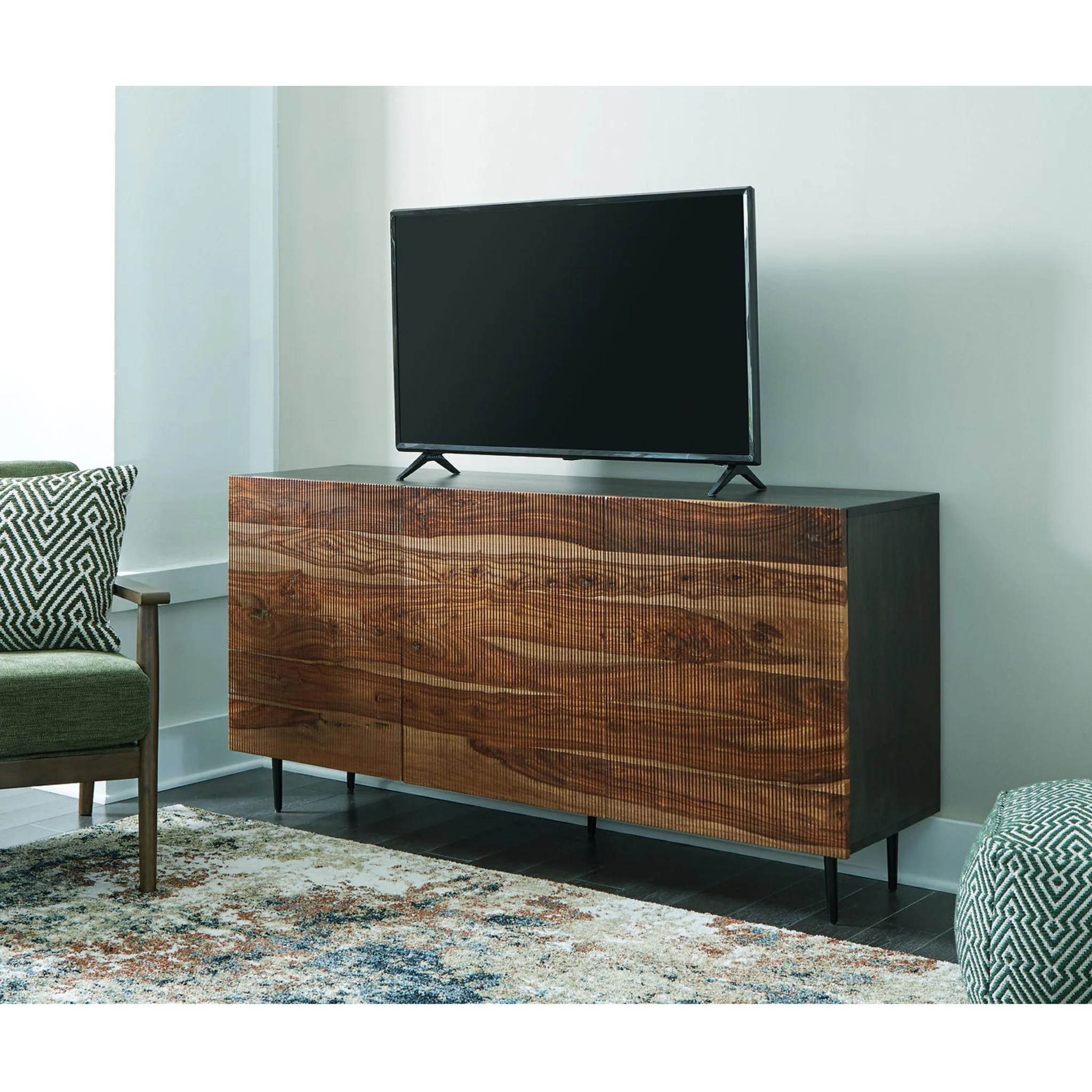 Darrey Accent Cabinet - Natural/Brown - Image 9