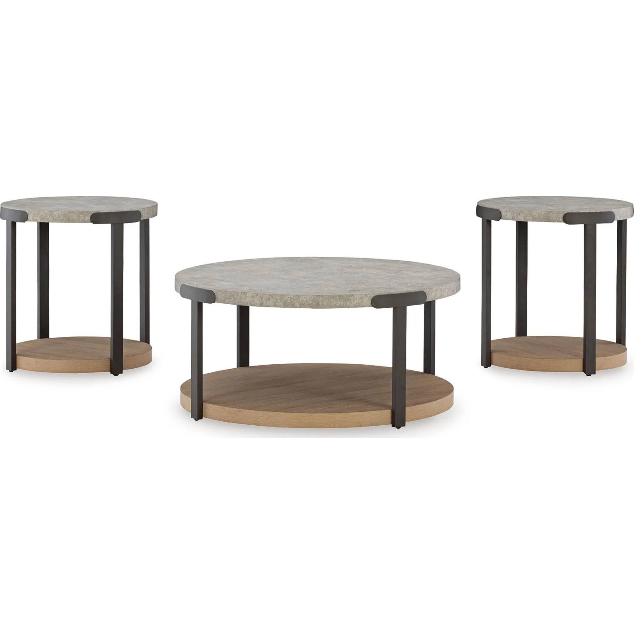 Darthurst 3 Pack Tables - Light Brown - Image 3