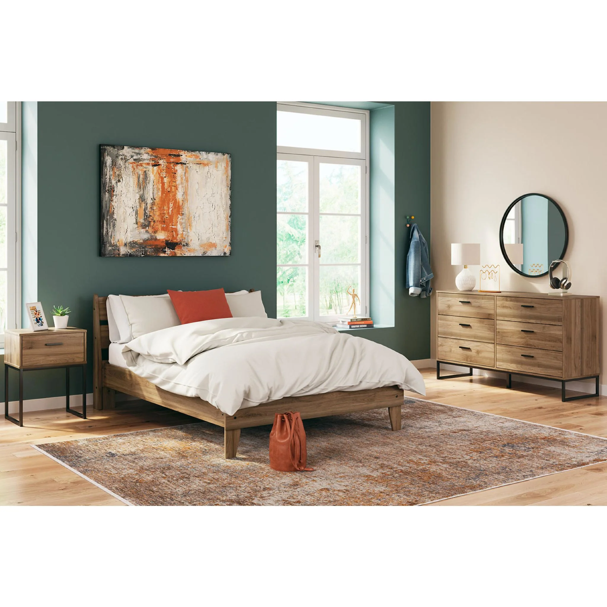 Deanlow Dresser - Honey - Image 3