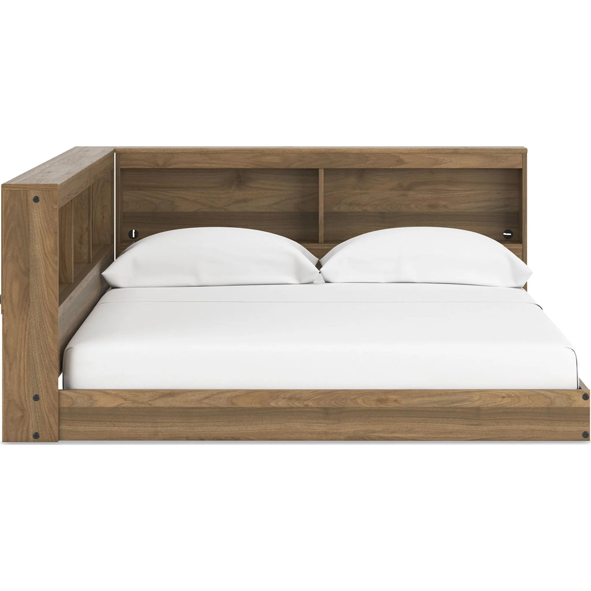 Deanlow Full Bookcase Storage Bed - Honey - Image 5