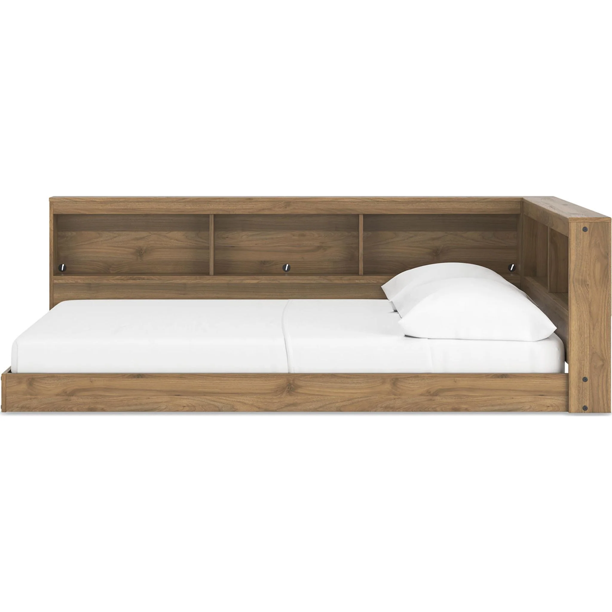Deanlow Full Bookcase Storage Bed - Honey - Image 6