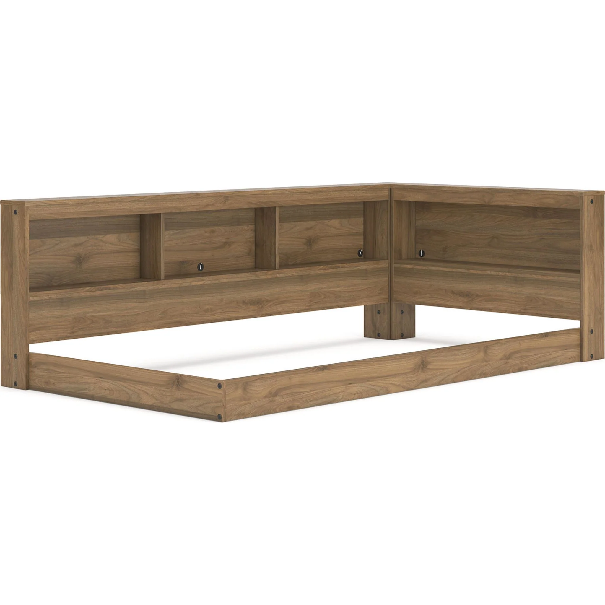Deanlow Twin Bookcase Storage Bed - Honey - Image 4