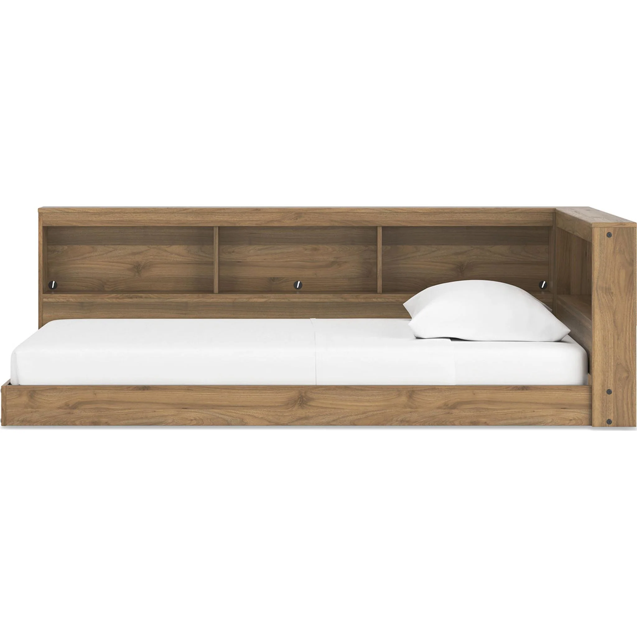 Deanlow Twin Bookcase Storage Bed - Honey - Image 7