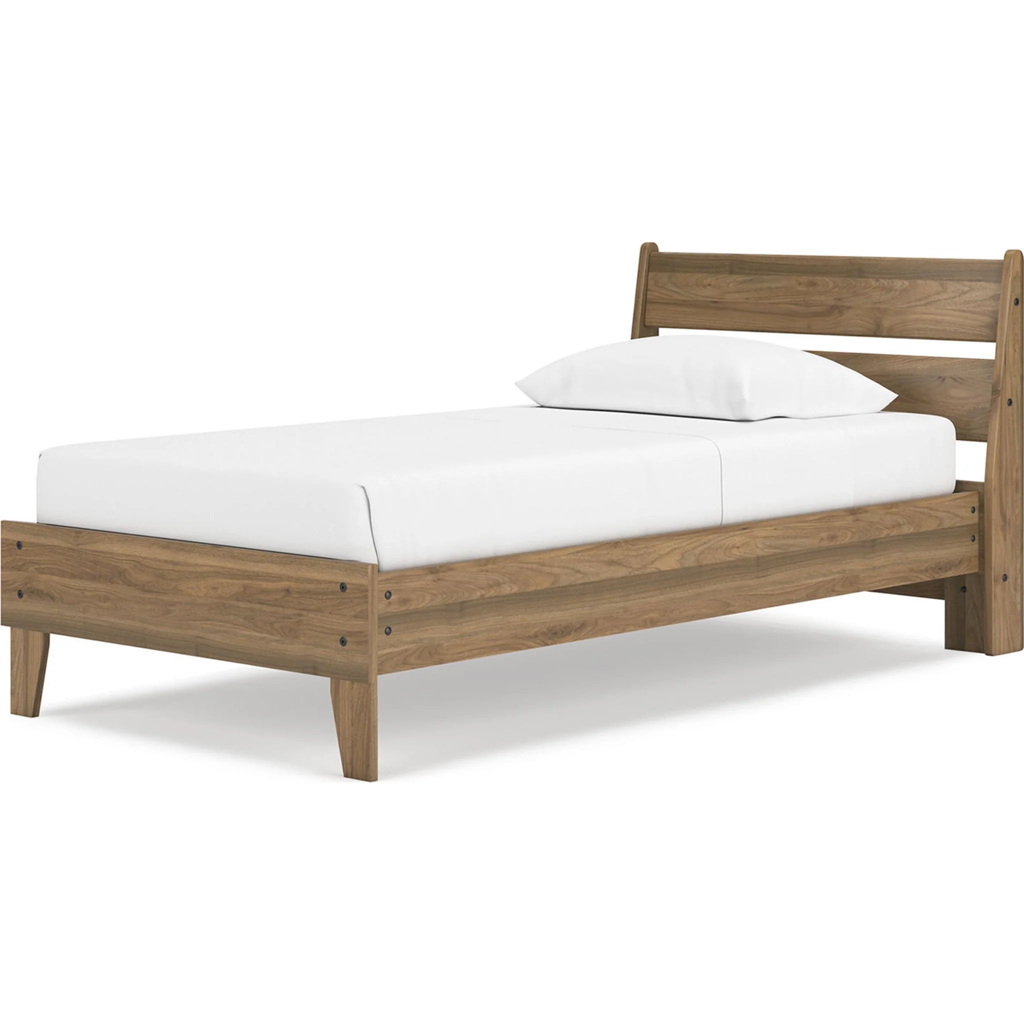 Deanlow Twin Platform Bed - Honey - Image 4