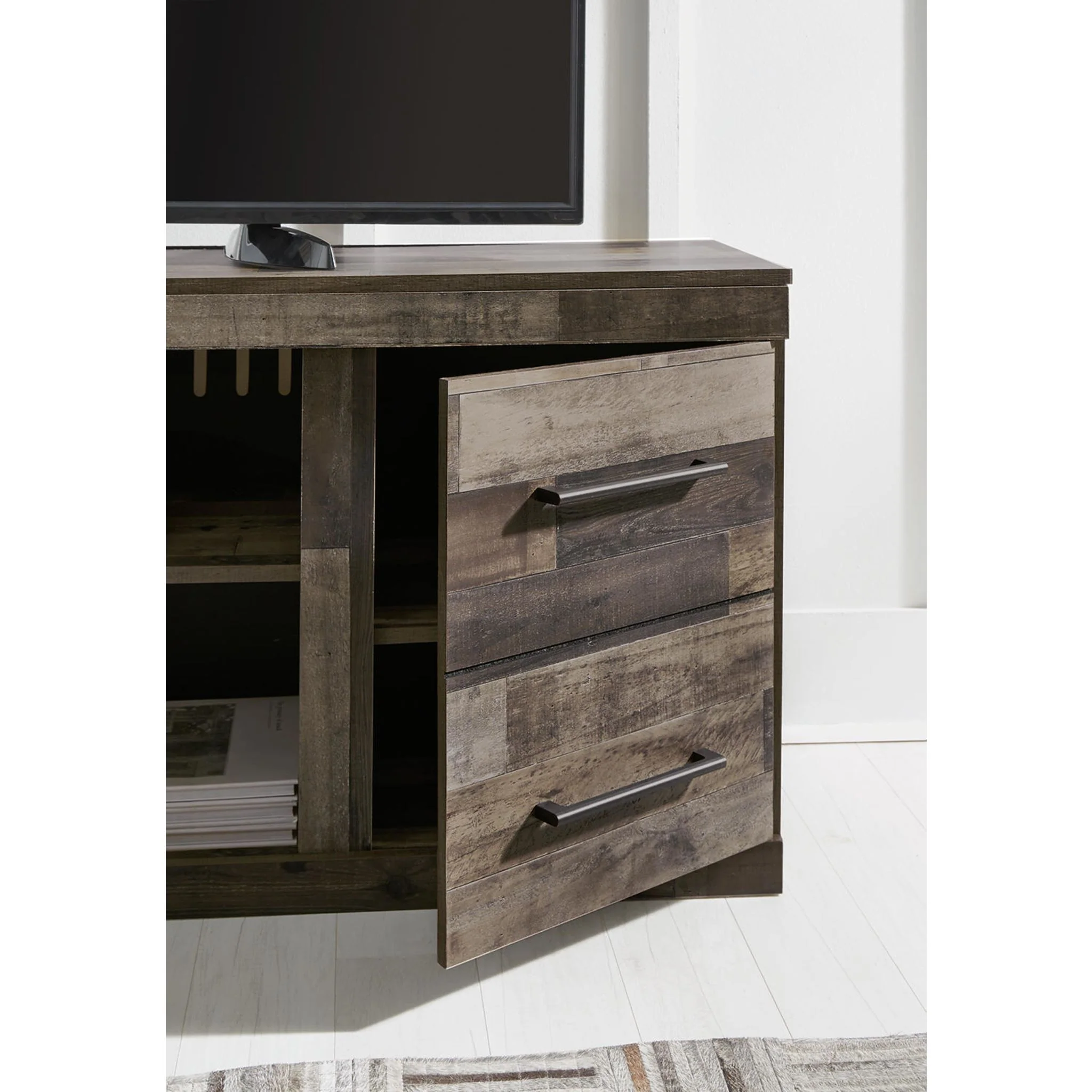 Derekson 4 Piece Entertainment Unit - Multi Gray - Image 17