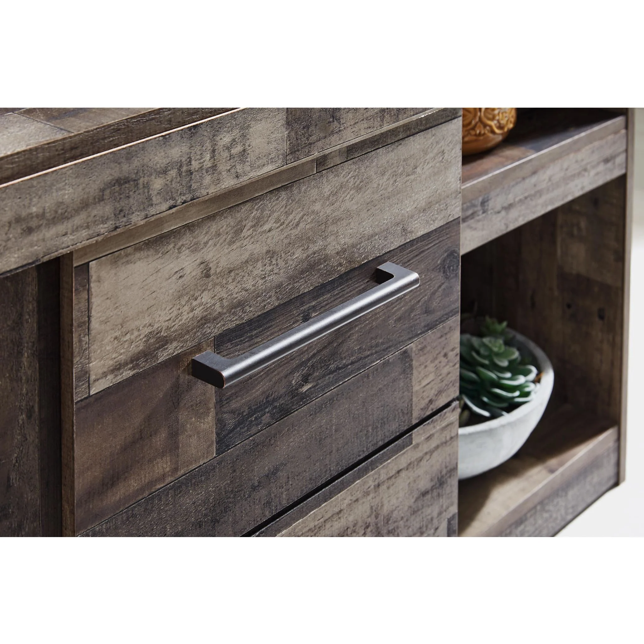 Derekson 4 Piece Entertainment Unit - Multi Gray - Image 18