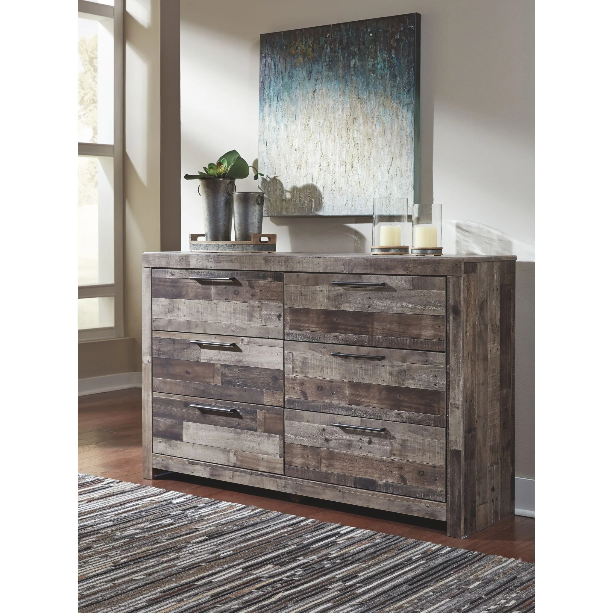 Derekson Dresser - Multi Gray - Image 2