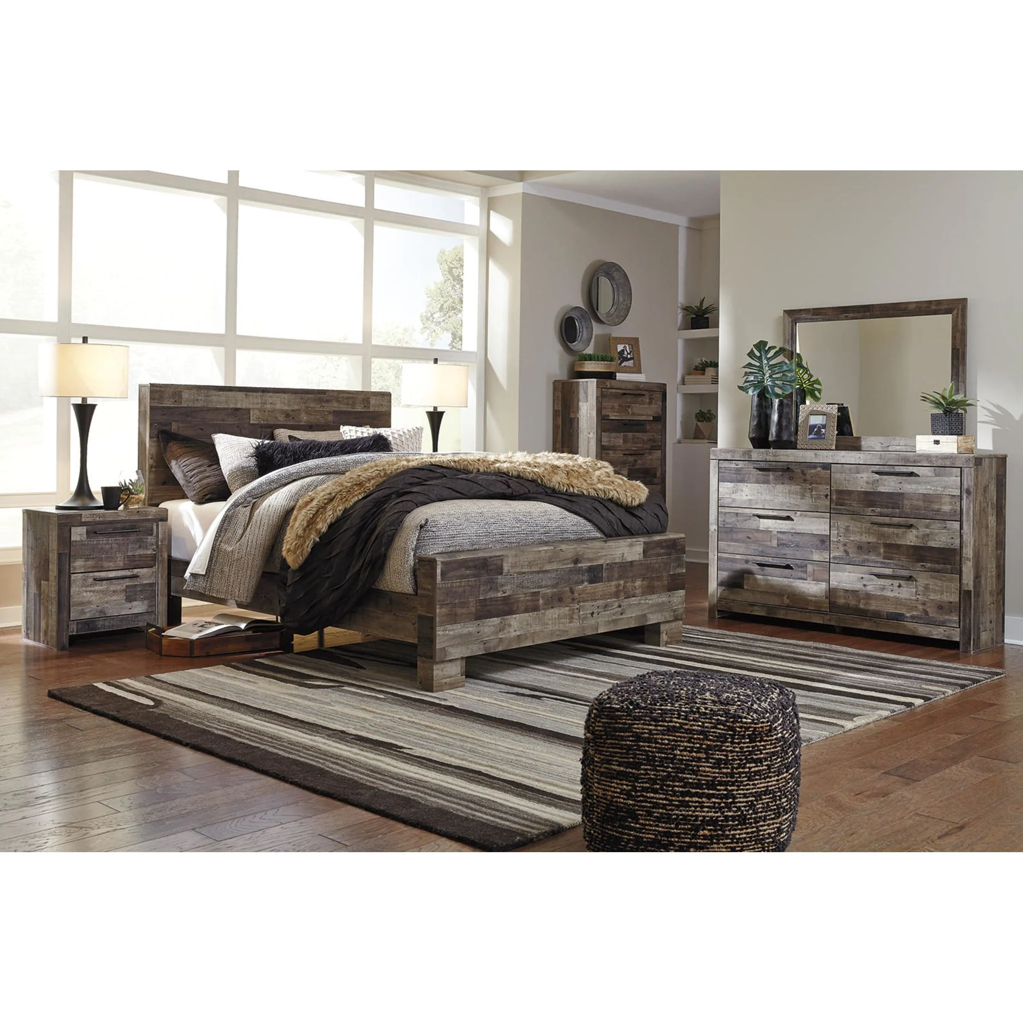 Derekson Nightstand - Multi Gray - Image 8