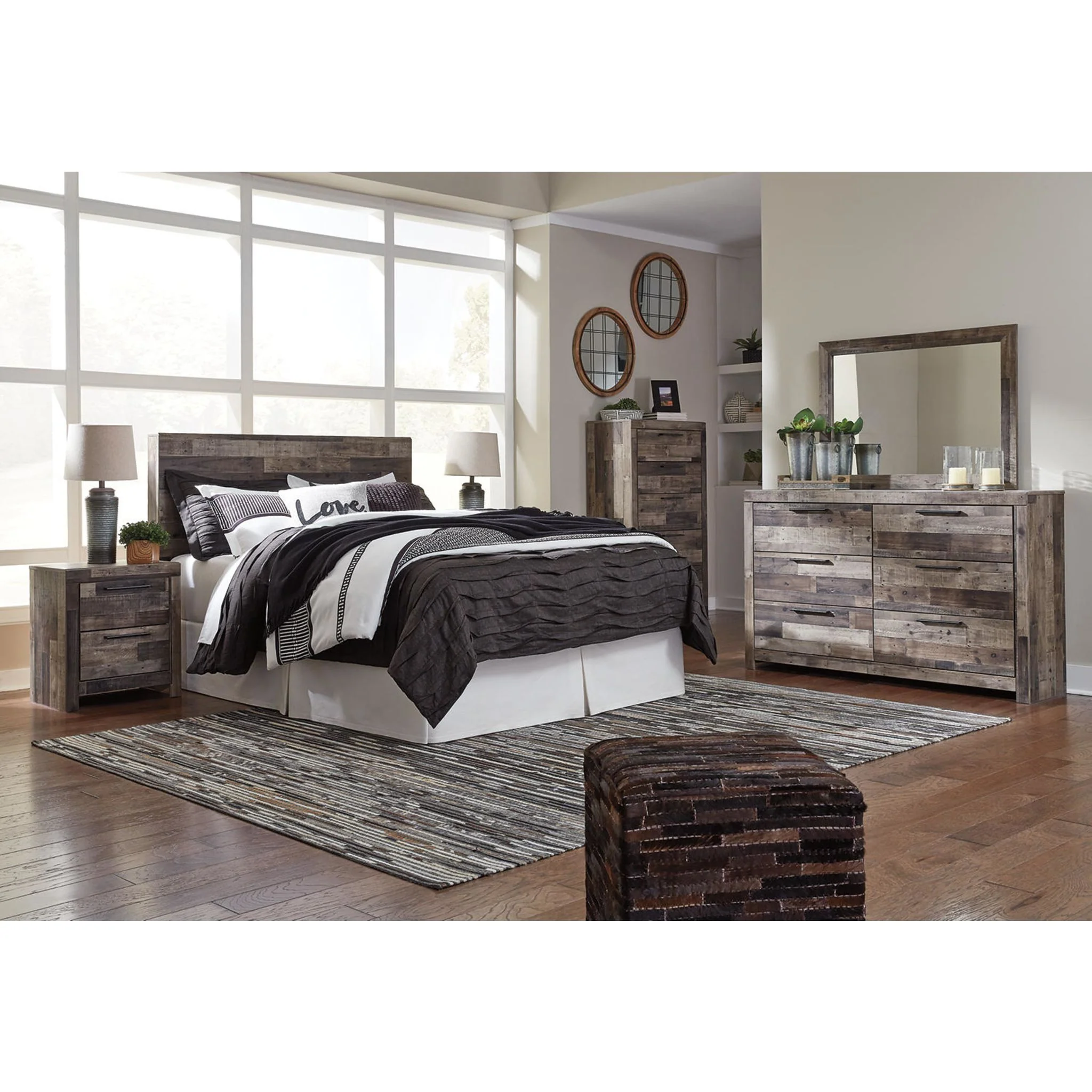 Derekson Nightstand - Multi Gray - Image 9