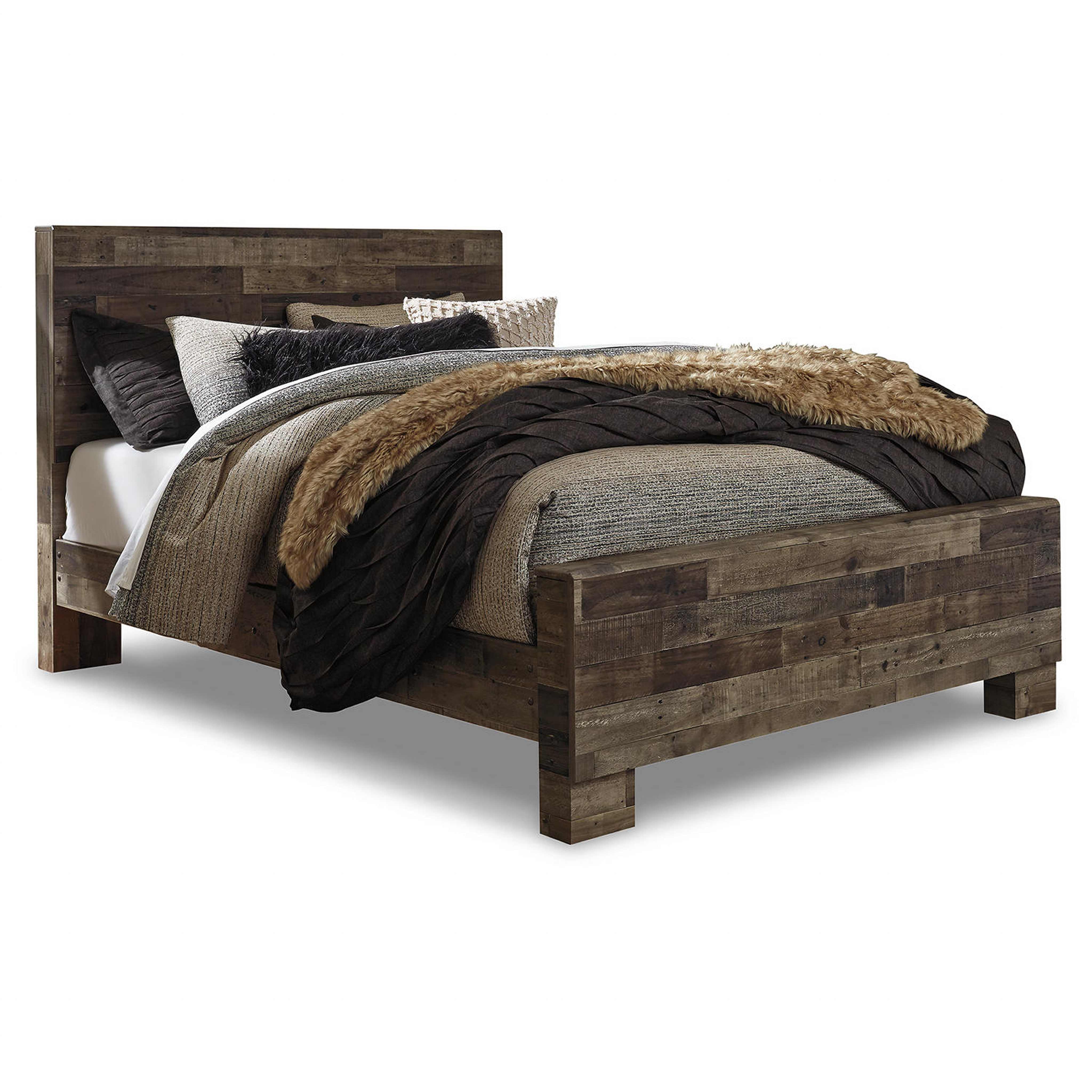 Derekson Panel Bed - Multi Gray - Image 11