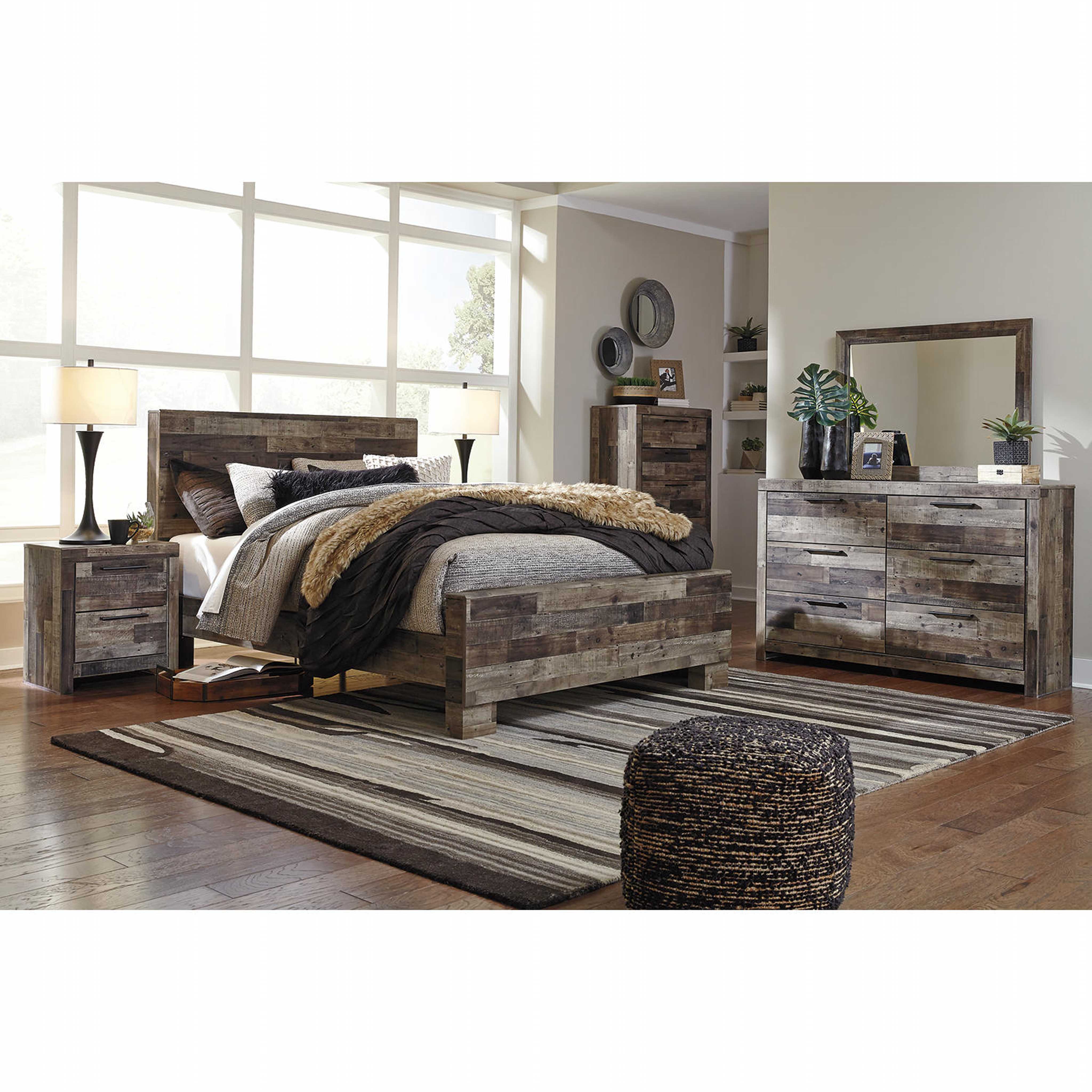 Derekson Panel Bed - Multi Gray - Image 8