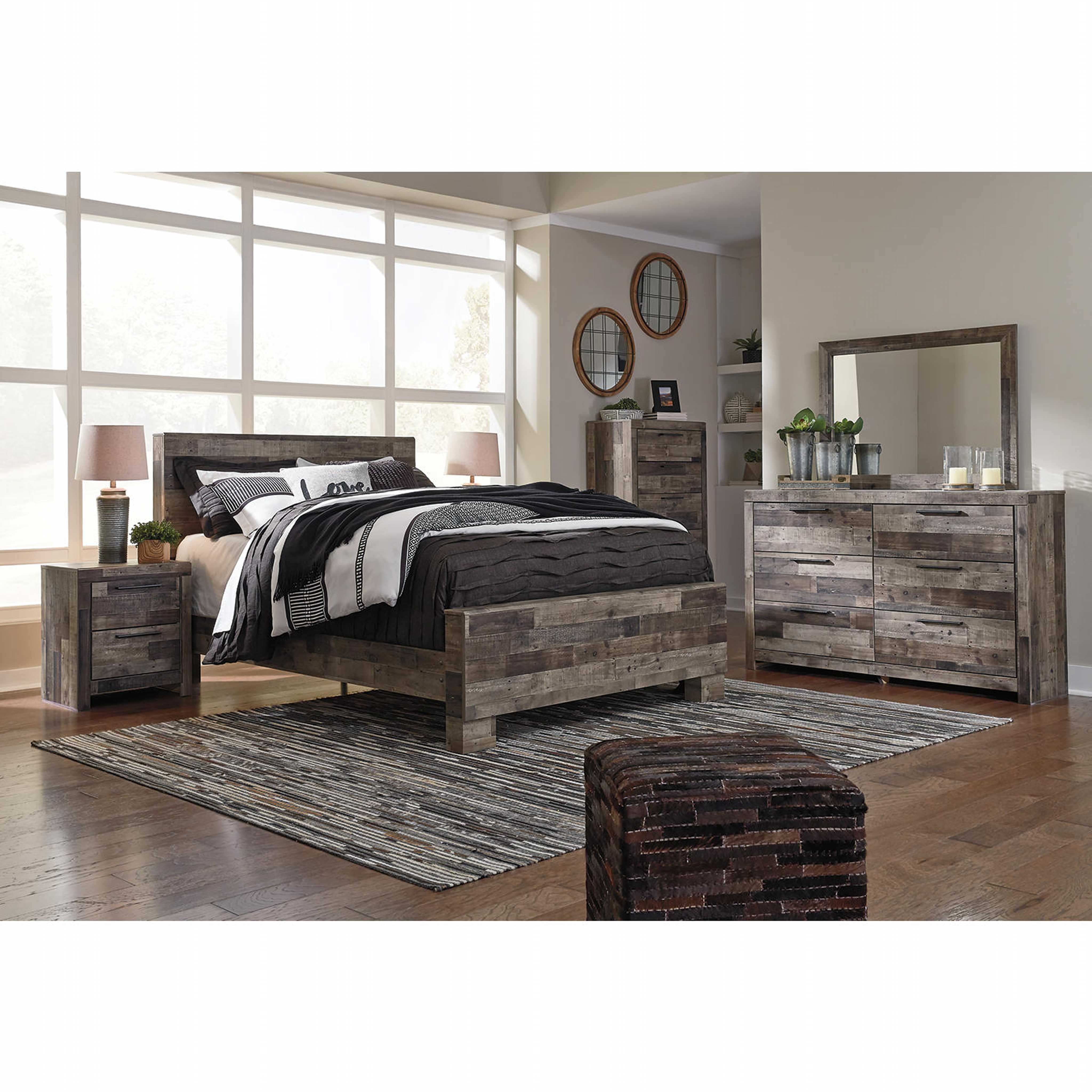 Derekson Panel Bed - Multi Gray - Image 9