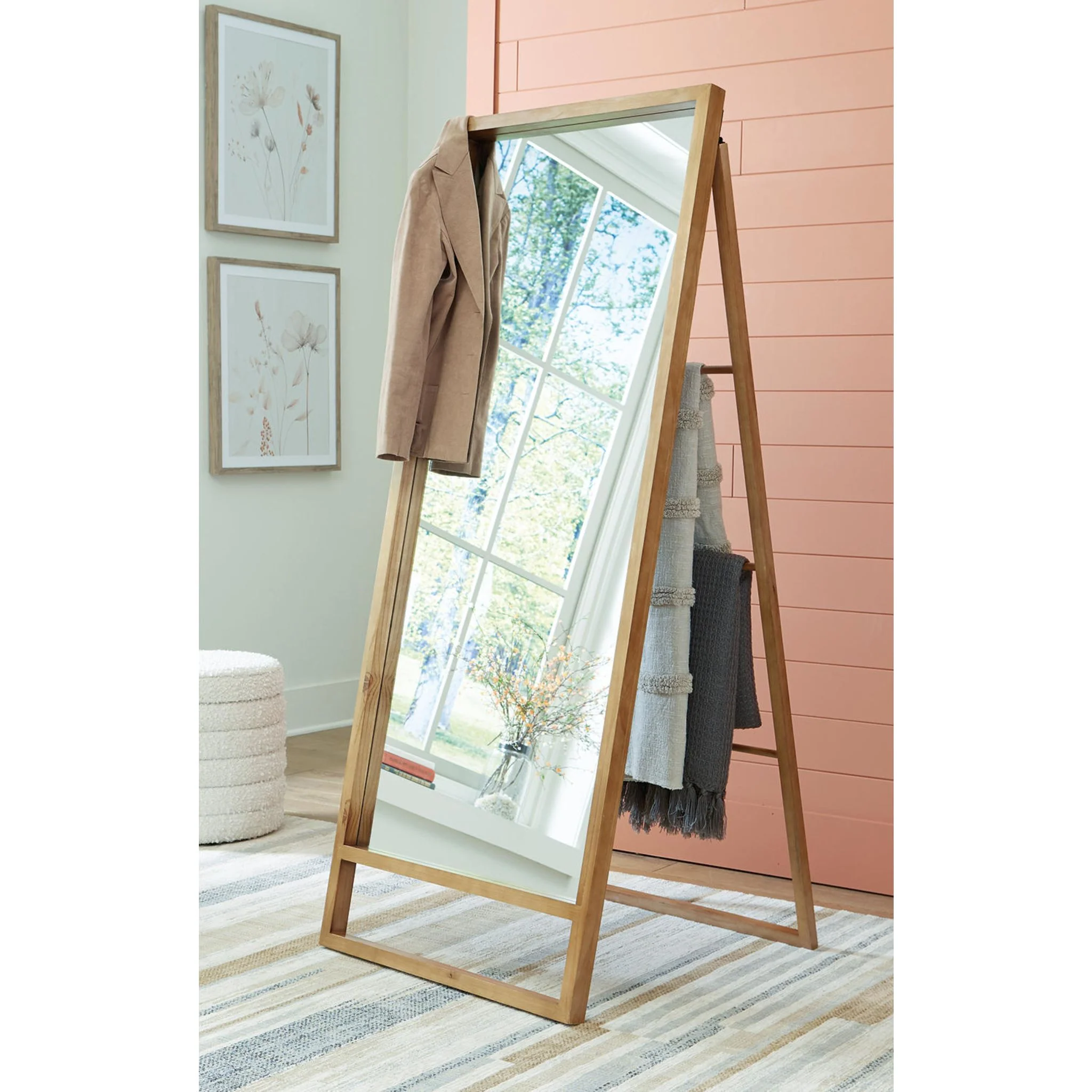 Devford Floor Mirror 27.95" x 68.11" - Image 2