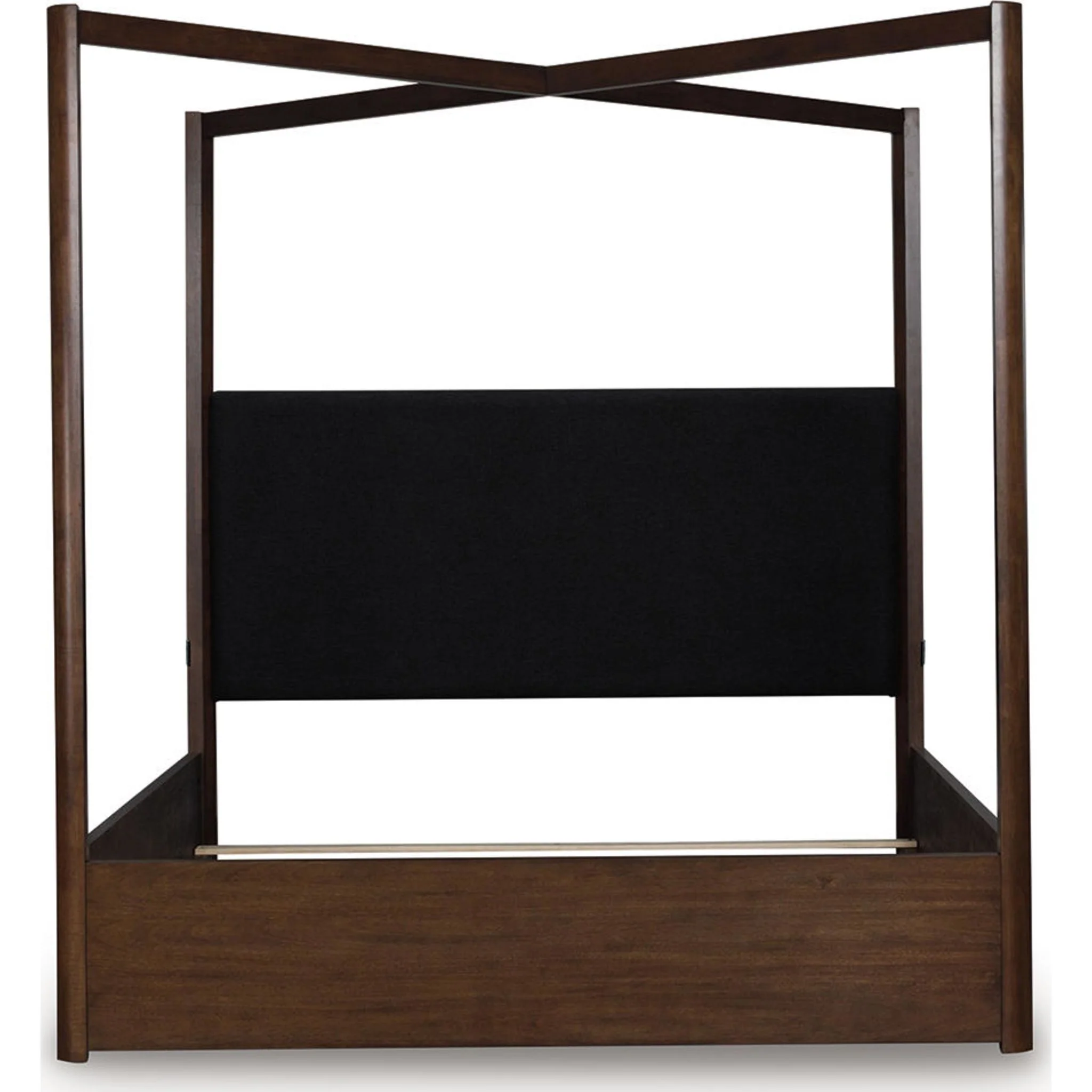 Dilenno 6 Piece King Canopy Bedroom - Dark Brown - Image 8