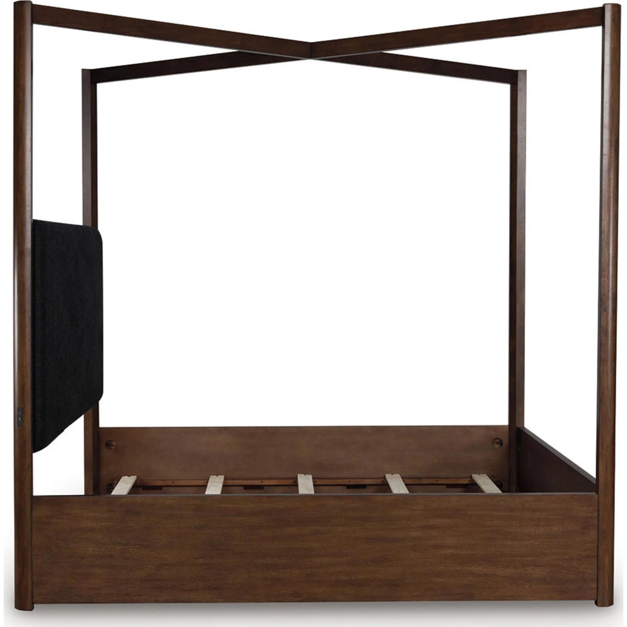 Dilenno Canopy Bed - Dark Brown - Image 8