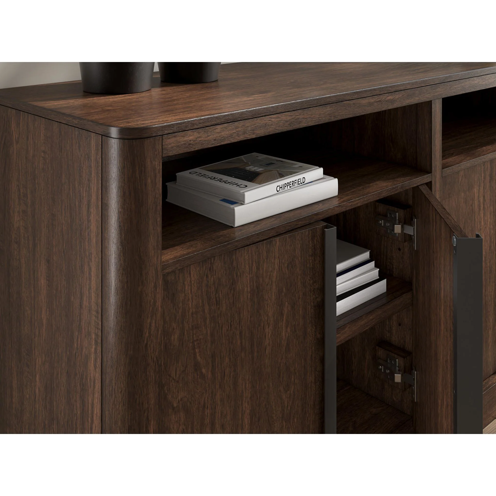 Dilenno Dining Server - Dark Brown - (PCD857-60) - Image 7
