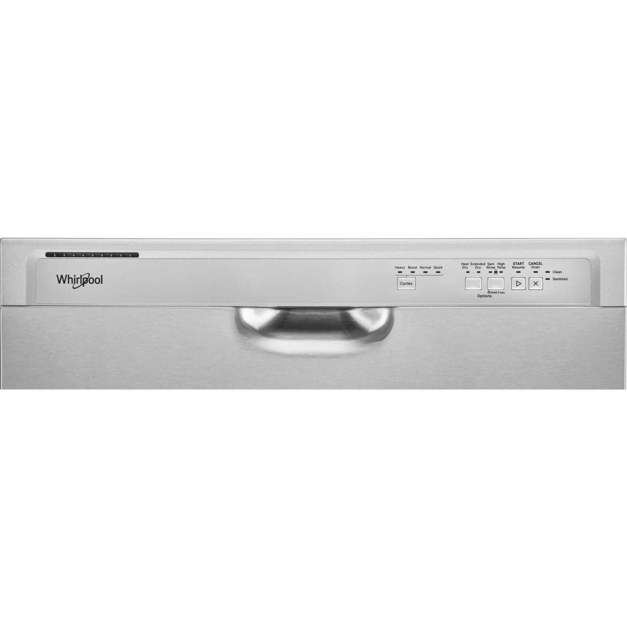 Whirlpool Quiet Dishwasher with Boost Cycle -Stainless Steel (WDF341PAPM) - Image 9