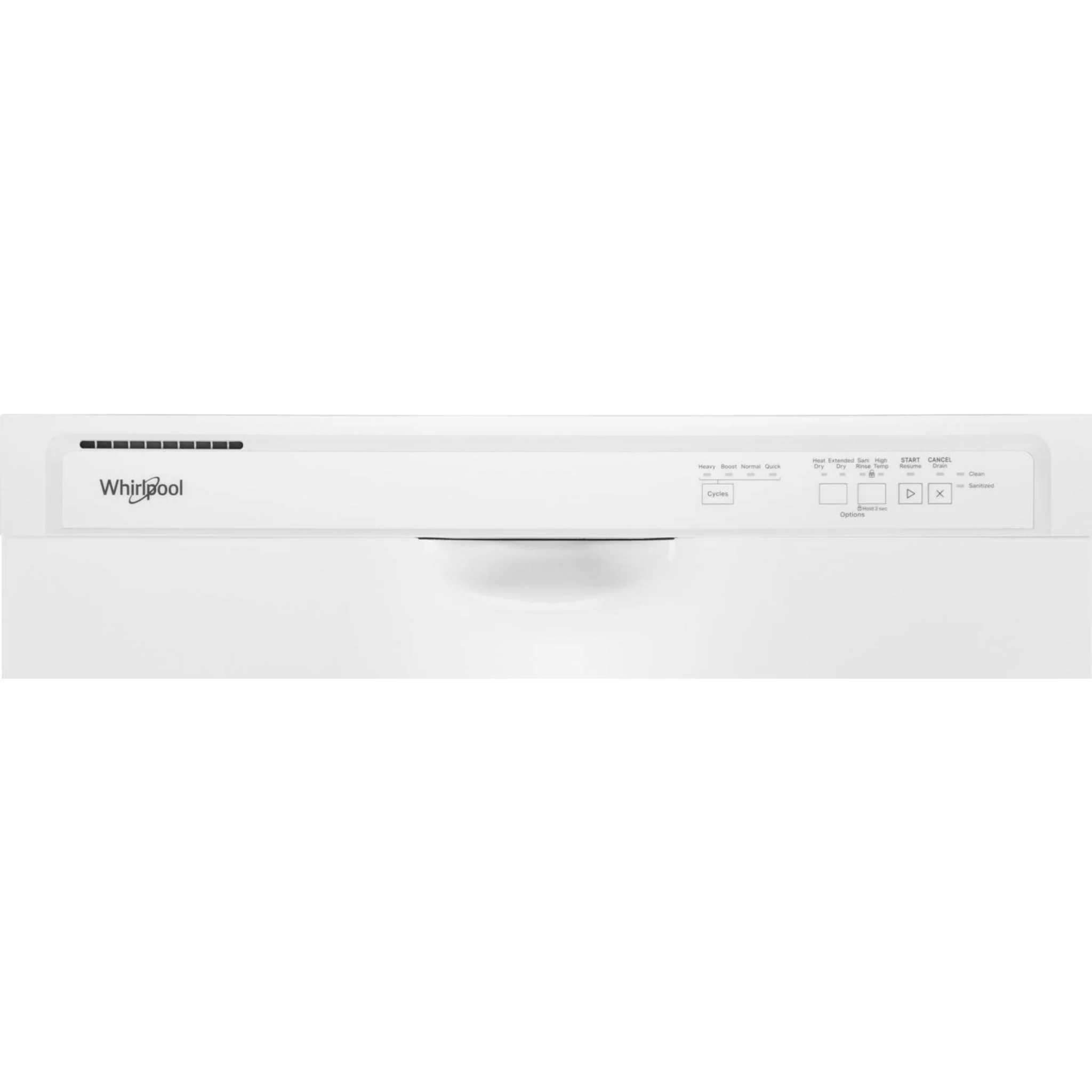 Whirlpool Quiet Dishwasher with Boost Cycle -White (WDF341PAPW) - Image 2