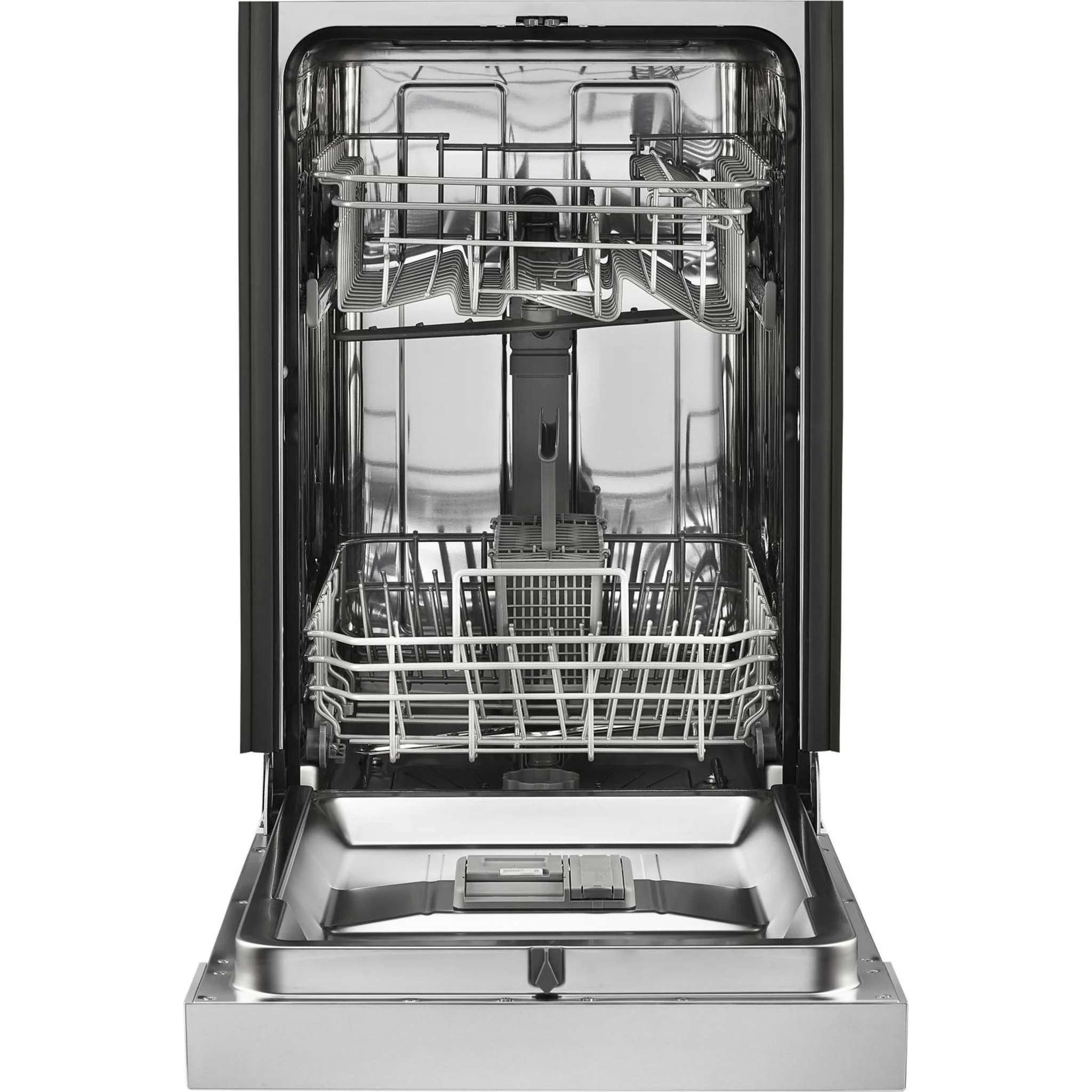 Whirlpool Small-Space Compact Dishwasher with Stainless Steel Tub -Monochromatic Stainless Cabinet (WDPS5118PM) - Image 8