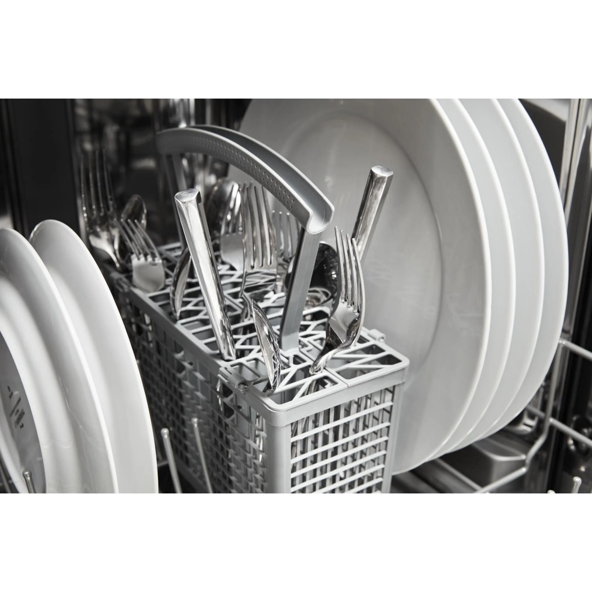 Whirlpool Small-Space Compact Dishwasher with Stainless Steel Tub -White (WDPS5118PW) - Image 2