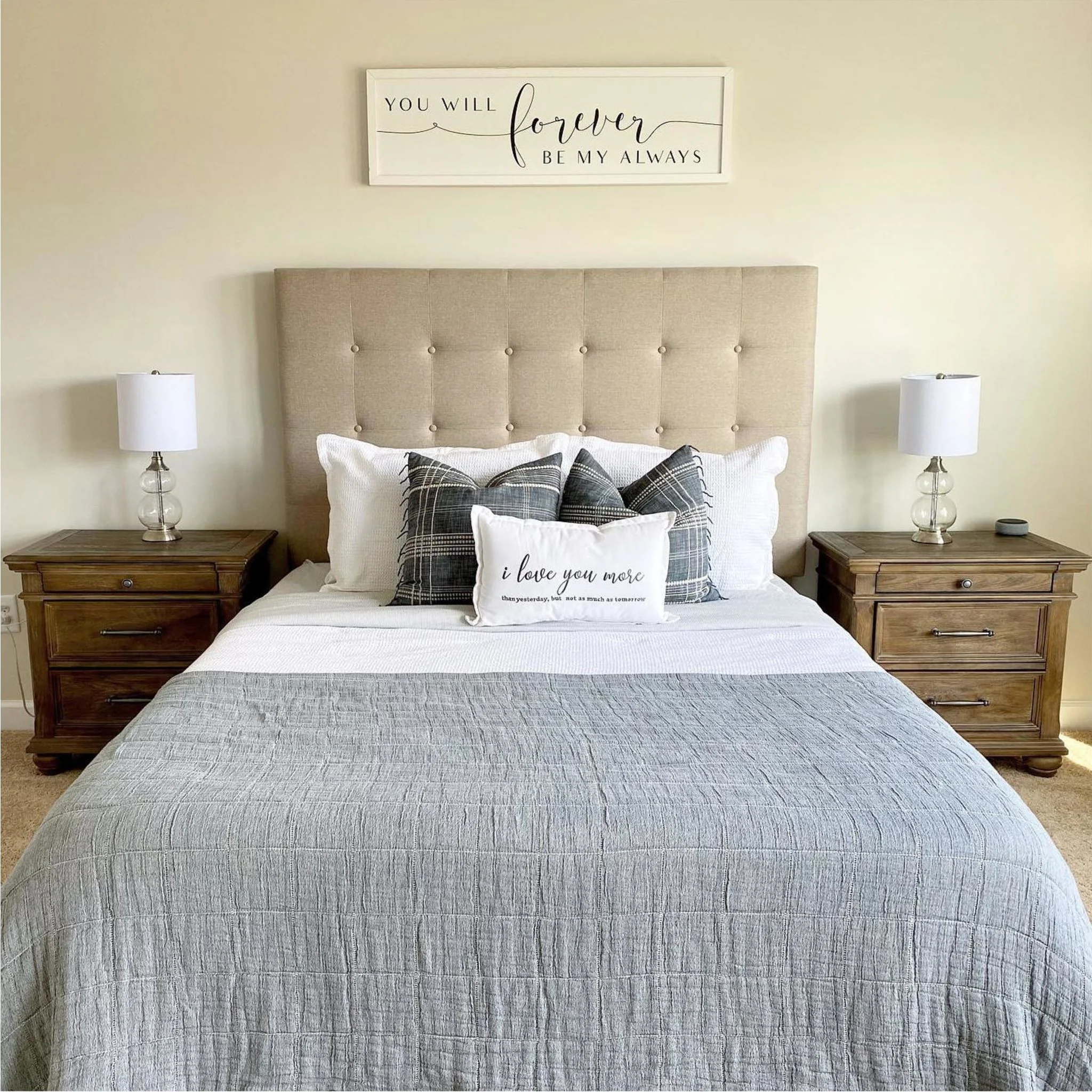 Dolante Upholstered Bed - Beige - Image 65