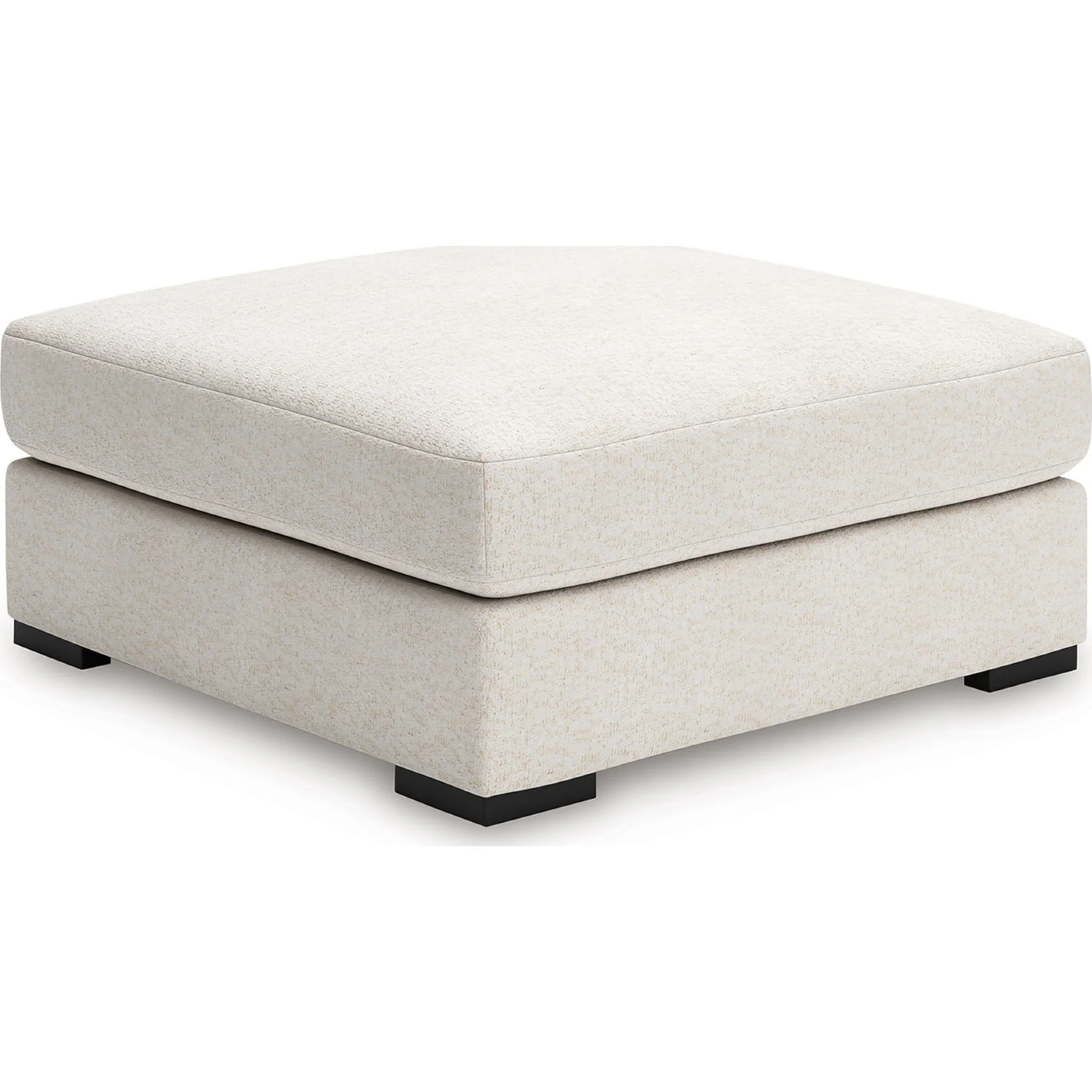 Donelson Creek Oversized Accent Ottoman - Vanilla