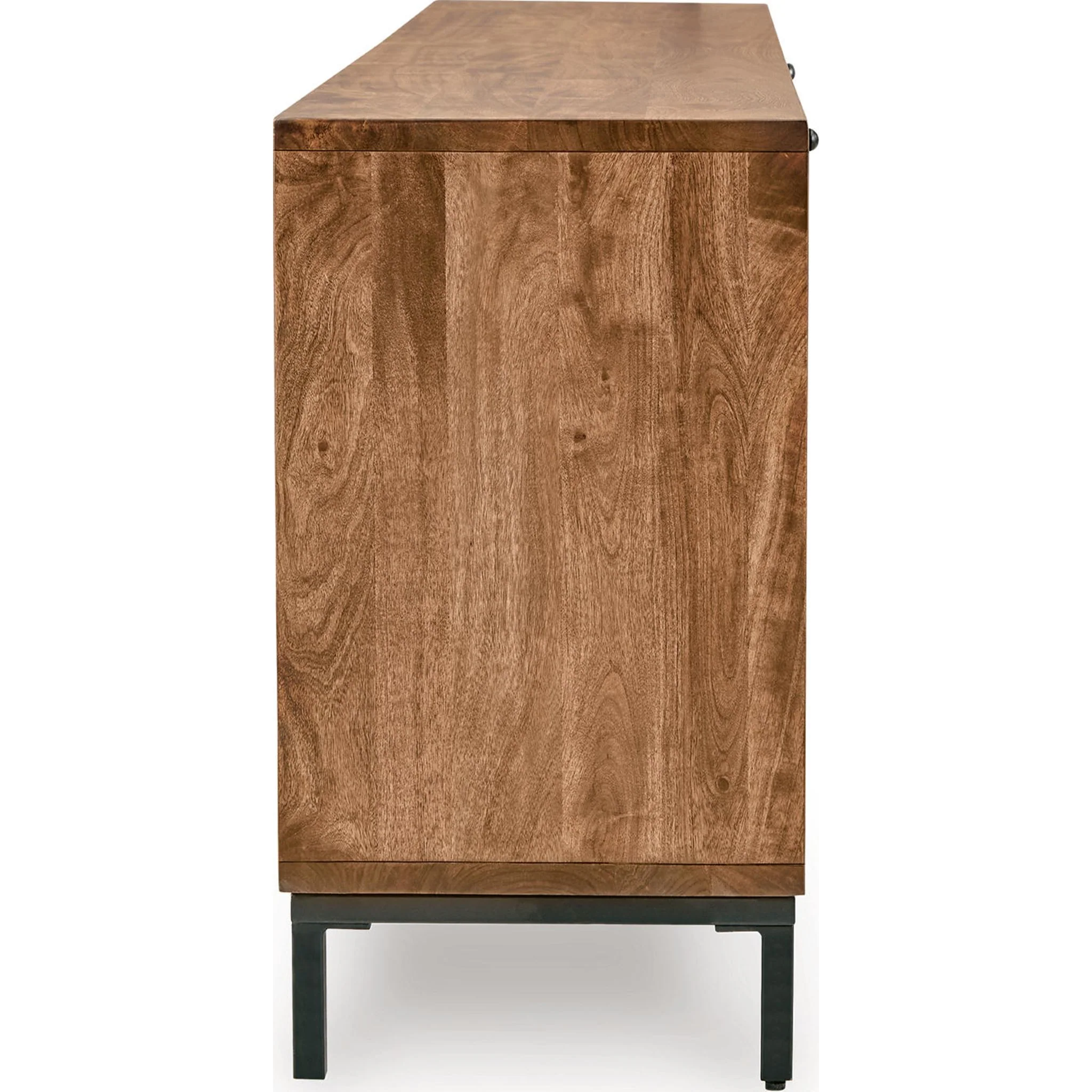 Dorannby Accent Cabinet - Black/Brown - Image 8